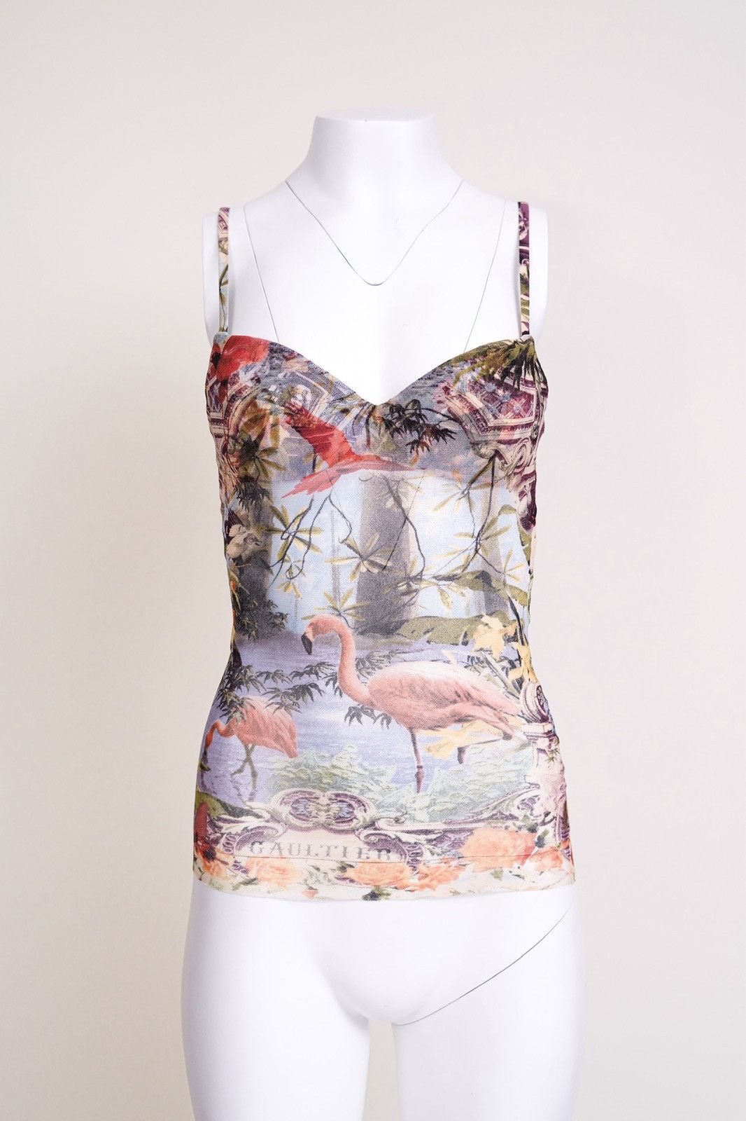 Jean Paul Gaultier Jean Paul Gaultier Flamingo Tank Top Size M / US 6-8 / IT 42-44 - 2 Thumbnail