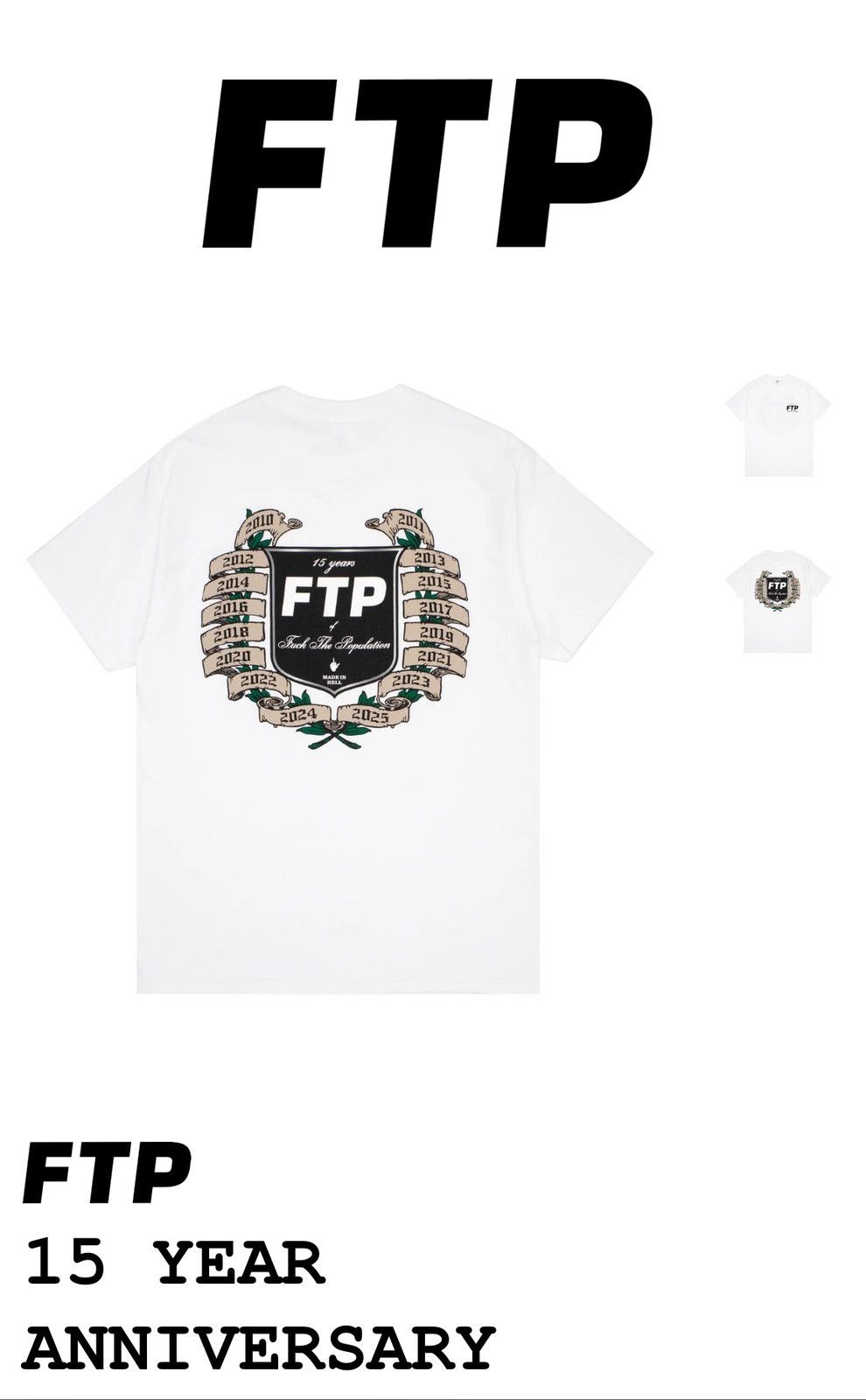 Fuck The Population × G59 Records FTP 15 Year Anniversary