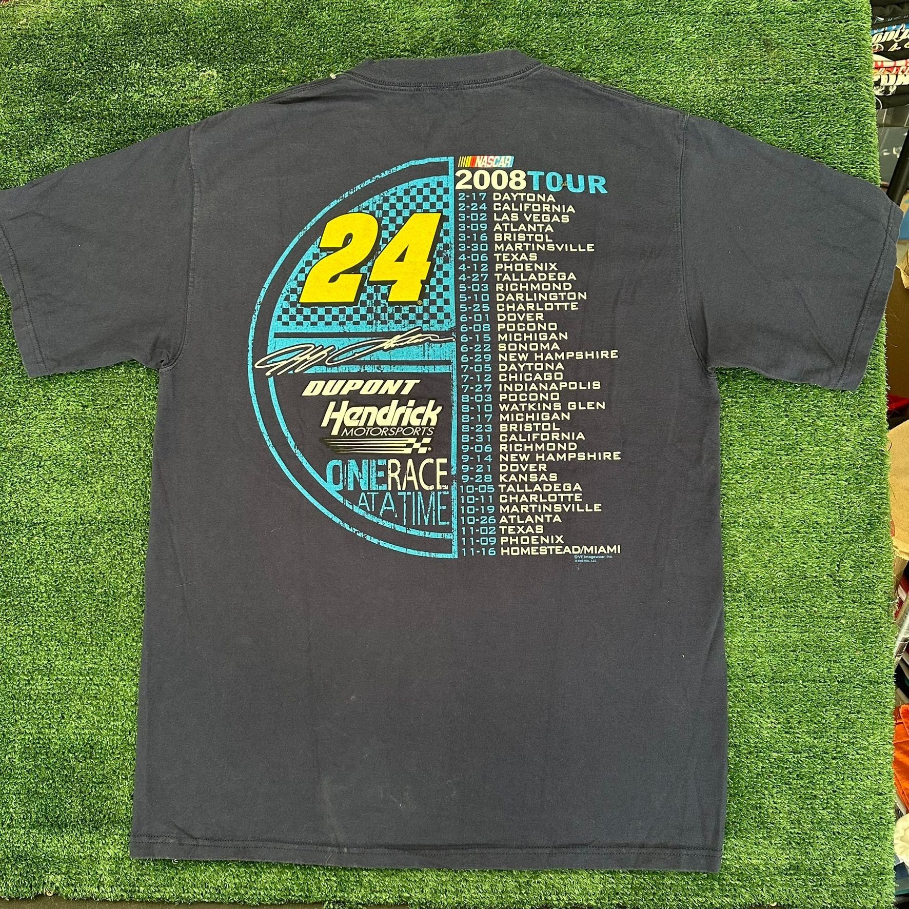 NASCAR Vintage Y2K NASCAR Jeff Gordon T-Shirt Racing 2008 Tour Chas Size US L / EU 52-54 / 3 - 5 Thumbnail