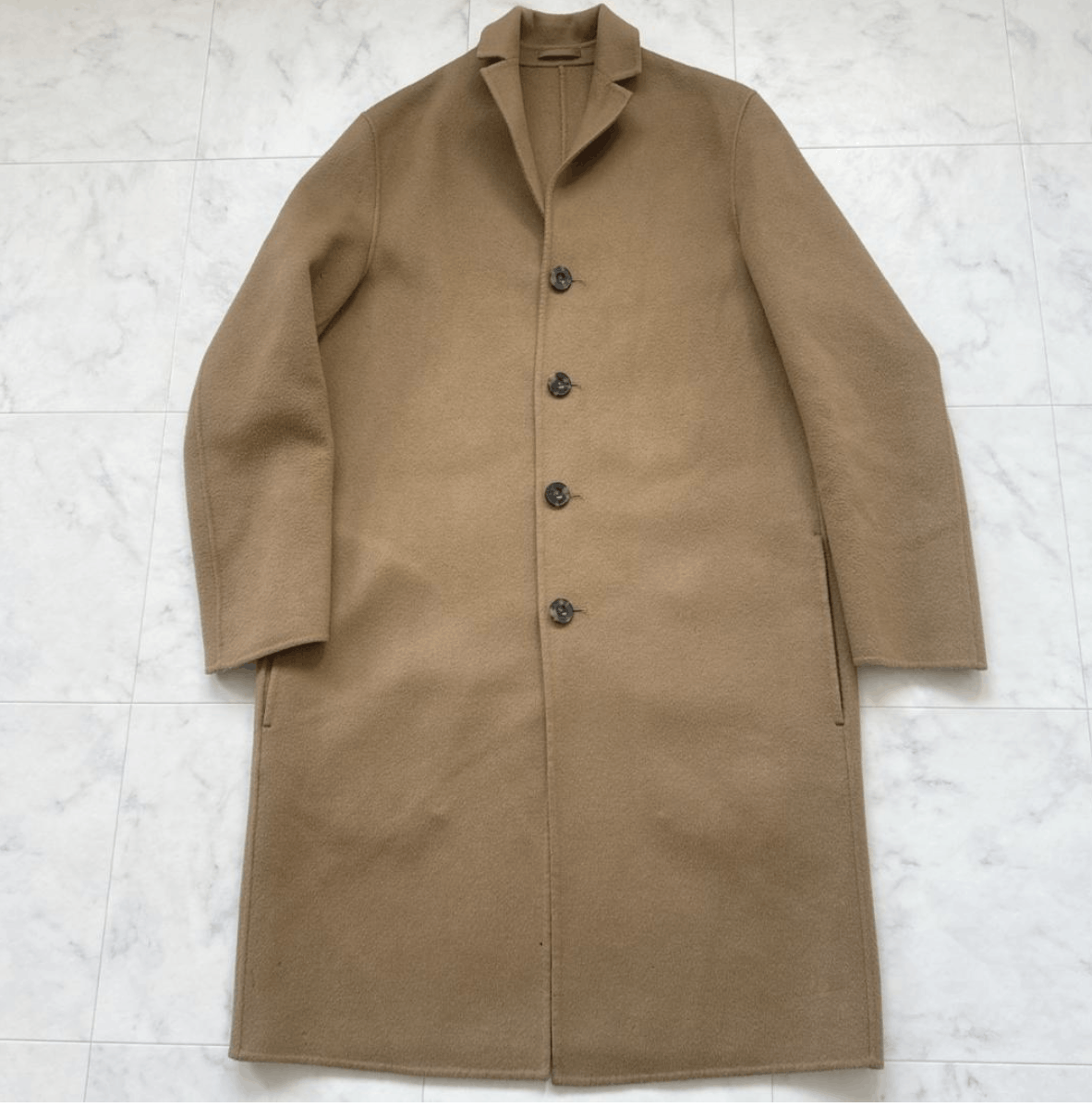CHARLIE LIGHTER WEIGHT WOOL/CASHMERE COAT