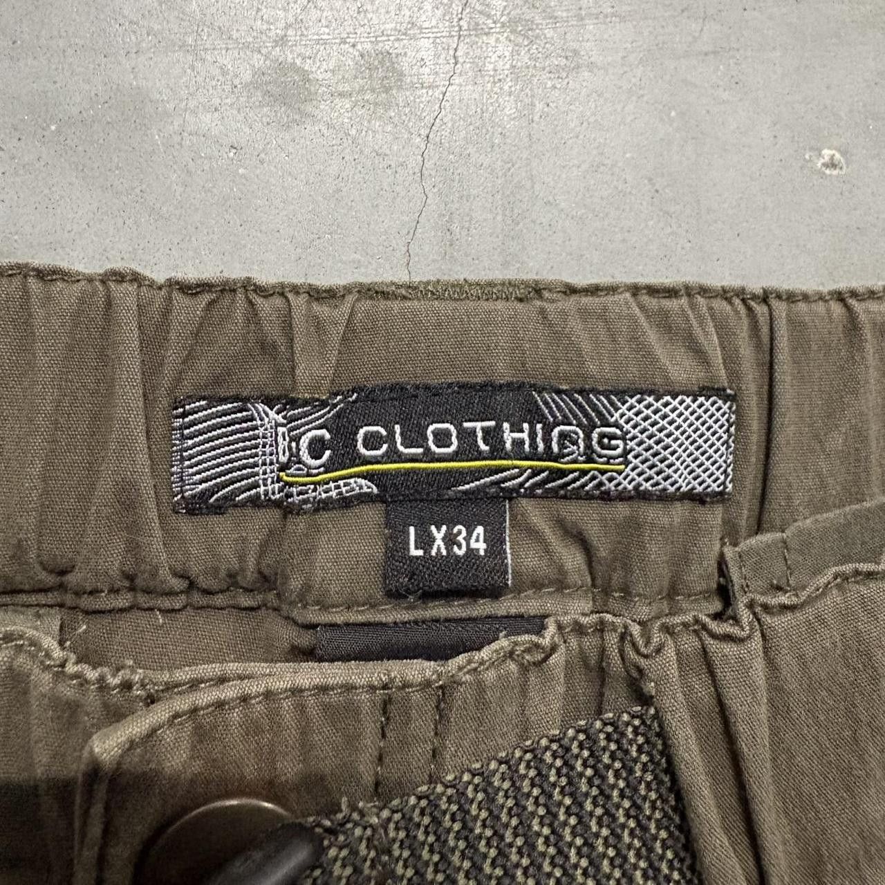 Vintage Crazy Vintage Y2K/2000s Baggy Brown Sunfaded Cargo Pants That Can Unzip Into Cargo Shorts with Built in Belt! Size US 34 / EU 50 - 7 Thumbnail
