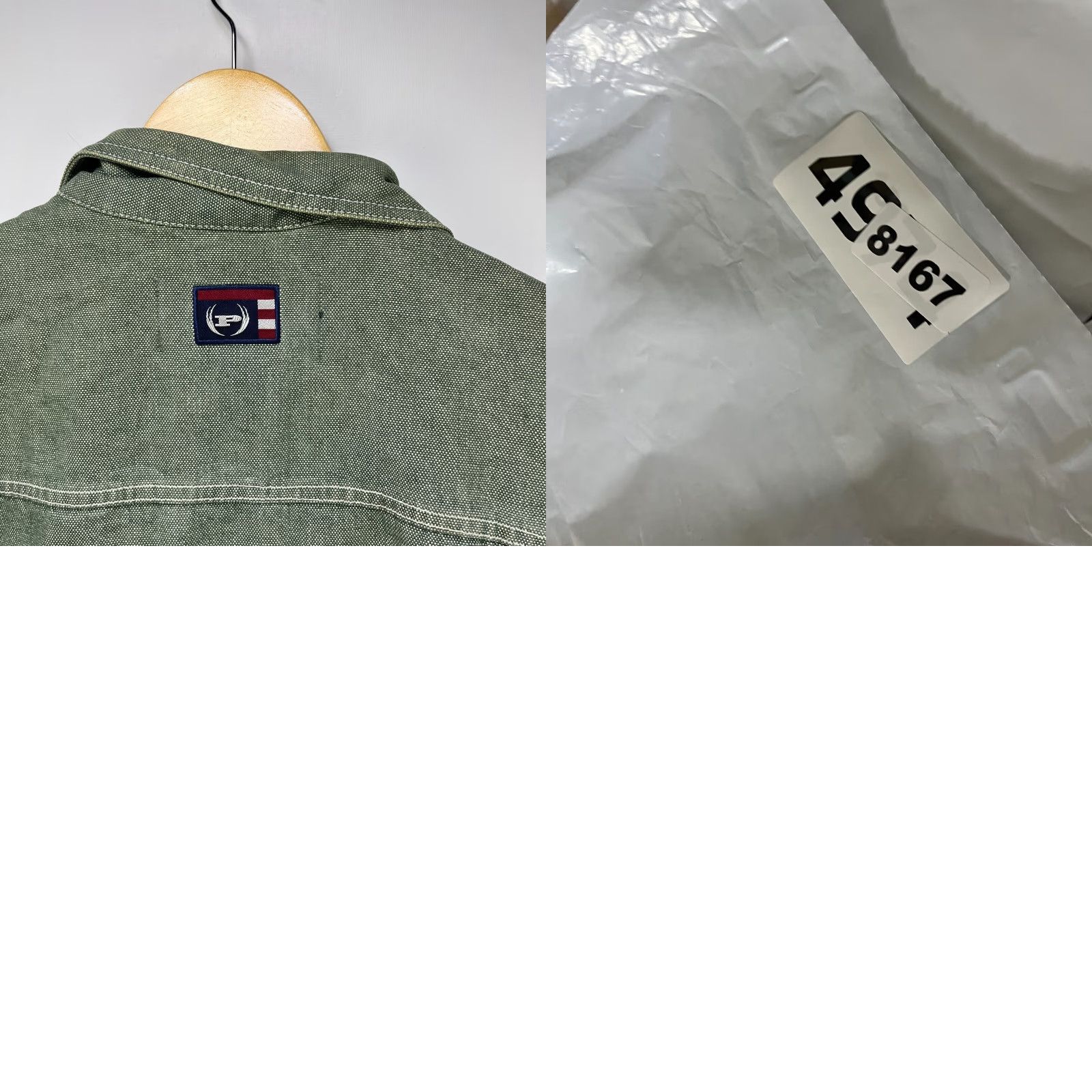 Phat Farm VINTAGE Phat Farm Denim Jacket Men 2XL Green Shirt Jacket 90s Hip Hop Baggy Size US XXL / EU 58 / 5 - 9 Thumbnail