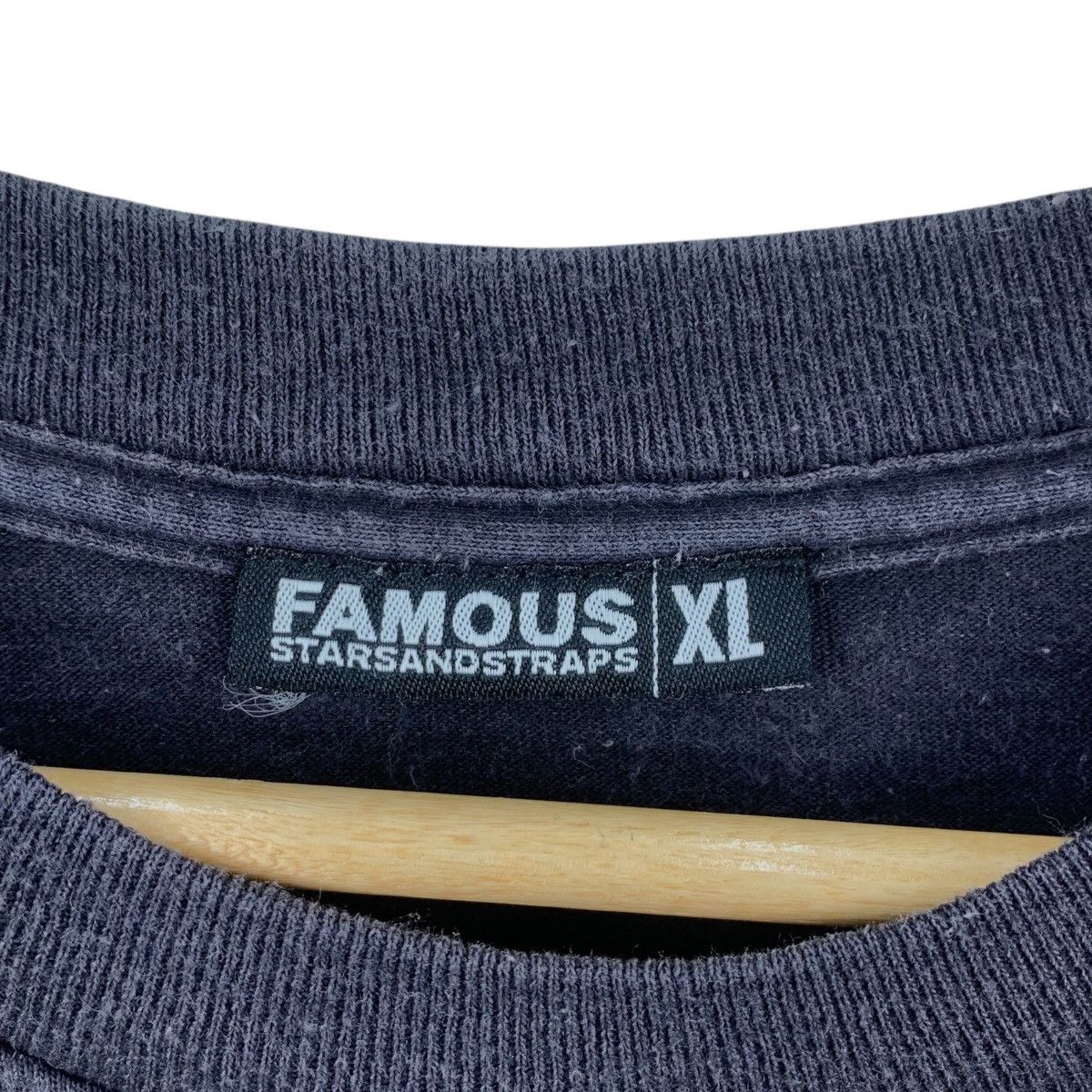 Famous Stars And Straps Vintage 00's FAMOUS STARS And STRAPS Logo Graphic Faded Tee Size US XL / EU 56 / 4 - 5 Thumbnail