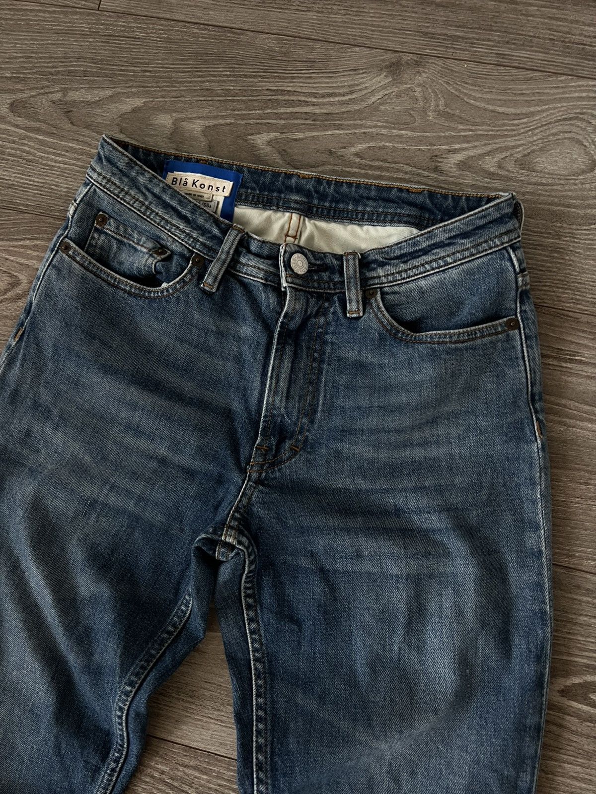 Acne Studios Acne Studios Bla Konst Made in Italy 26/32 Pink Knited Jeans Size 26" / US 2 / IT 38 - 8 Thumbnail