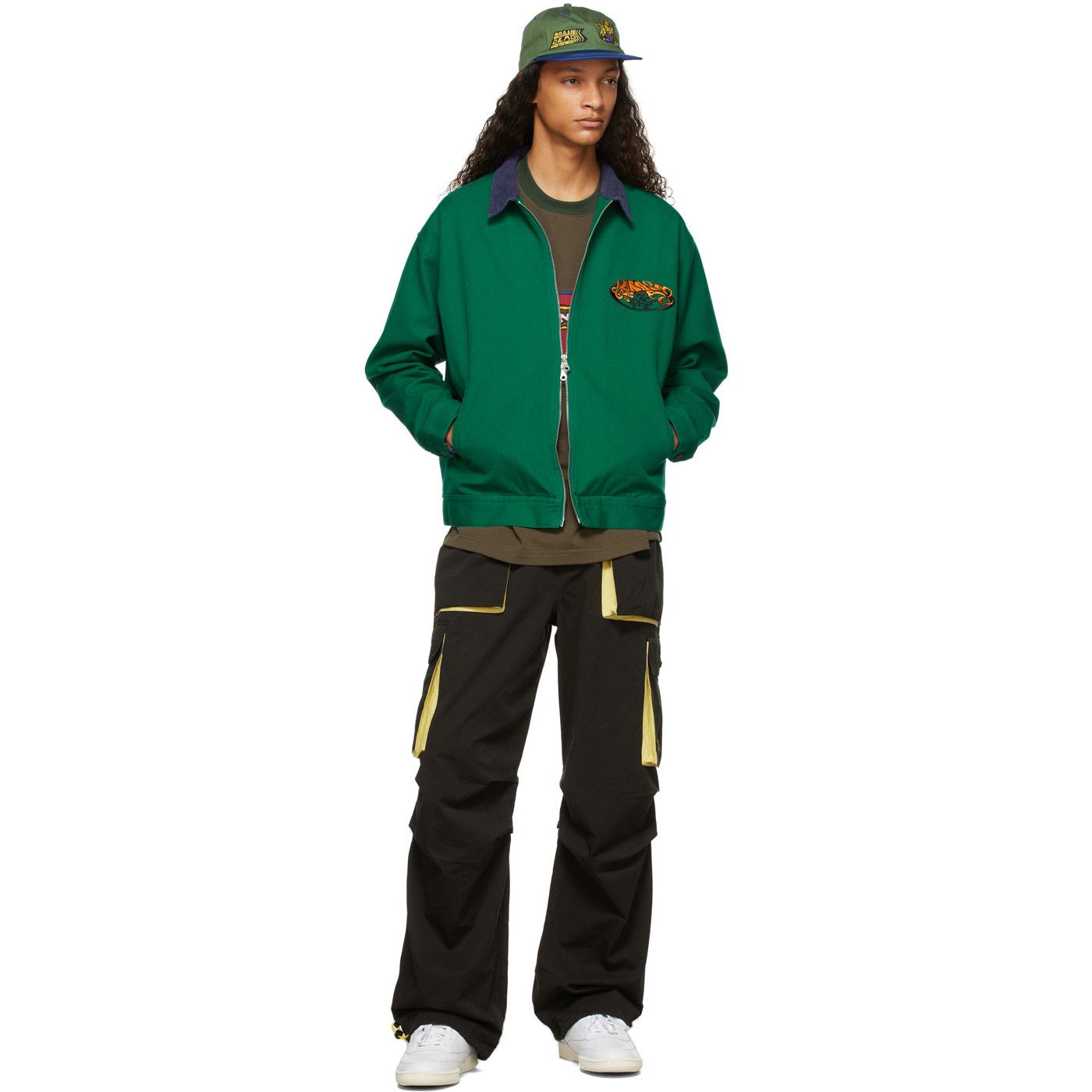 Brain Dead Brain Dead x Them Team Jacket, Green Medium Size US M / EU 48-50 / 2 - 3 Thumbnail