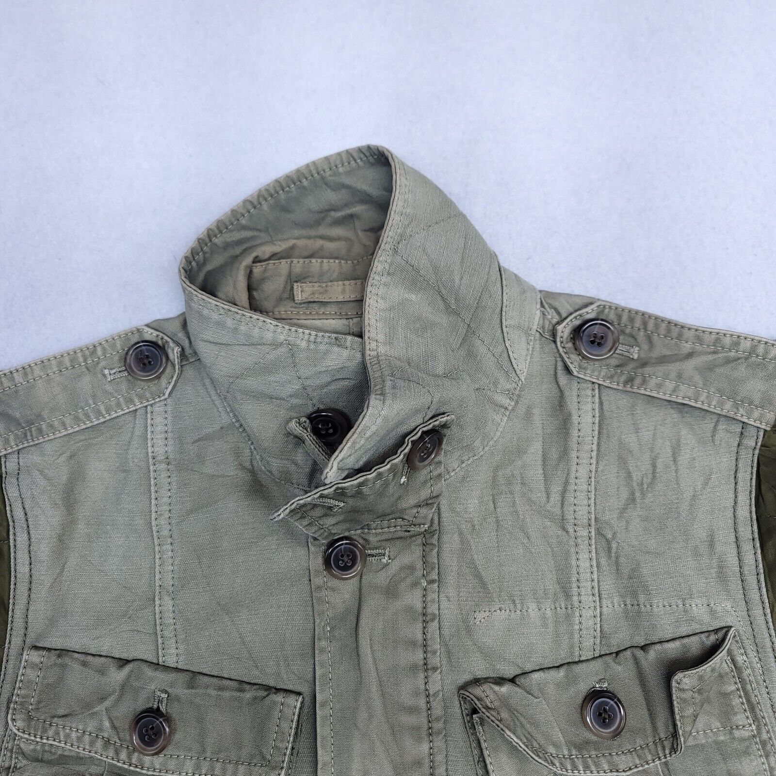 J.Crew JCrew Button Up Casual Outdoor Jacket Womens Size S Green Size S / US 4 / IT 40 - 1 Thumbnail