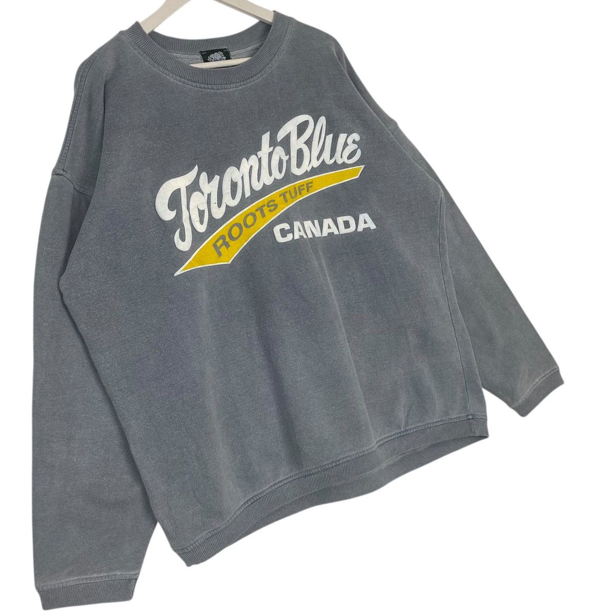 Vintage Roots Tuff Sweatshirt Crewneck Gray Size L