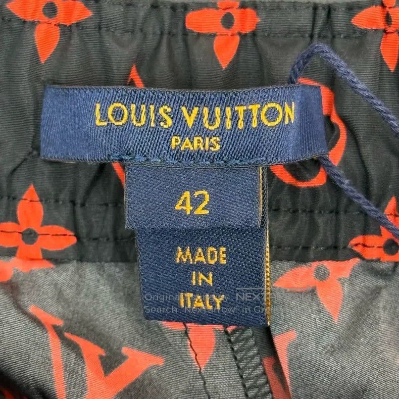 Louis Vuitton Louis Vuitton Black Orange Full Print Nylon Sweatpants Size US 42 / EU 58 - 5 Thumbnail