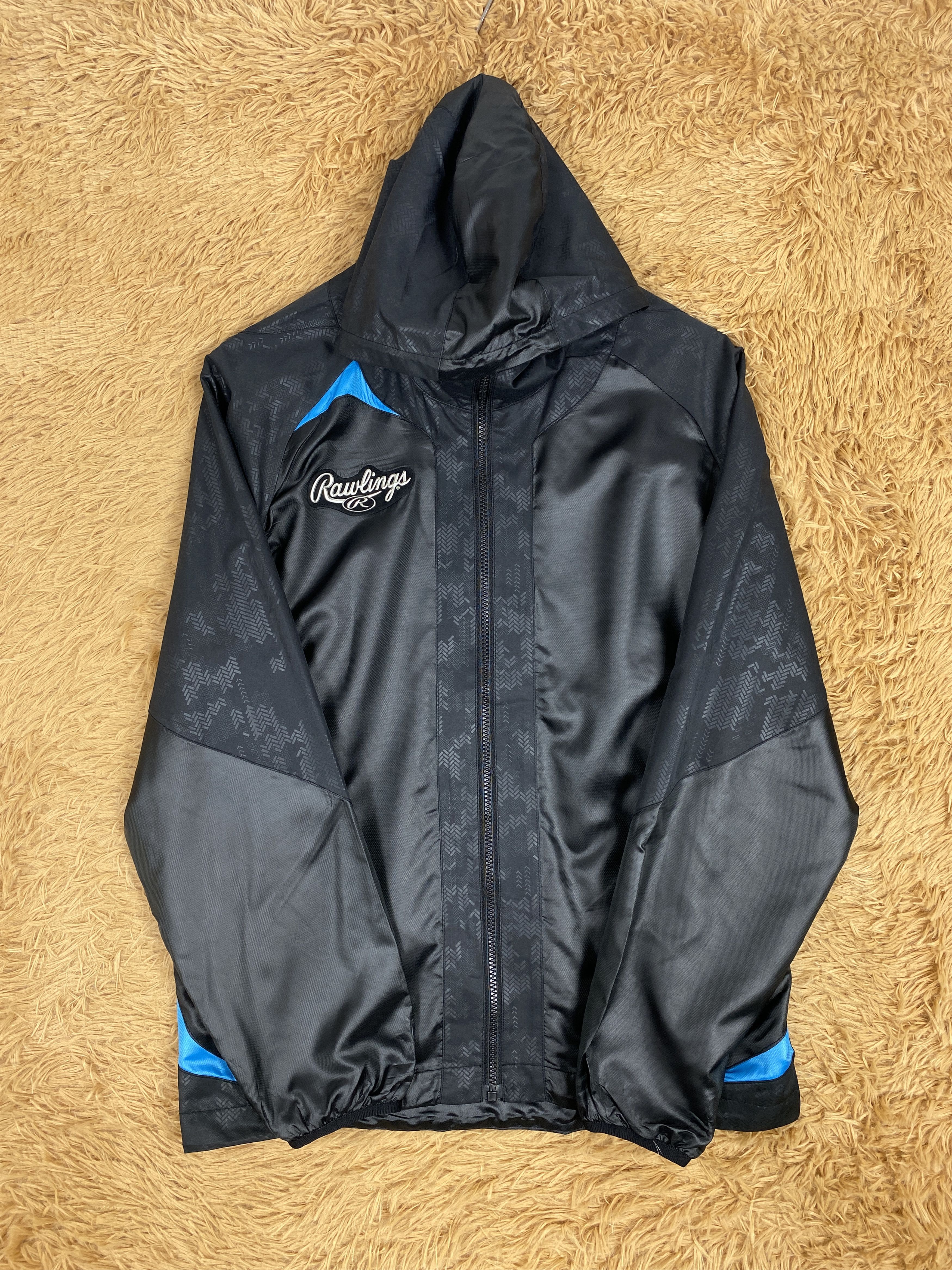 MLB Vintage Rawlings Hoodie Windbreaker Jacket PJ2445 Size US S / EU 44-46 / 1 - 4 Thumbnail
