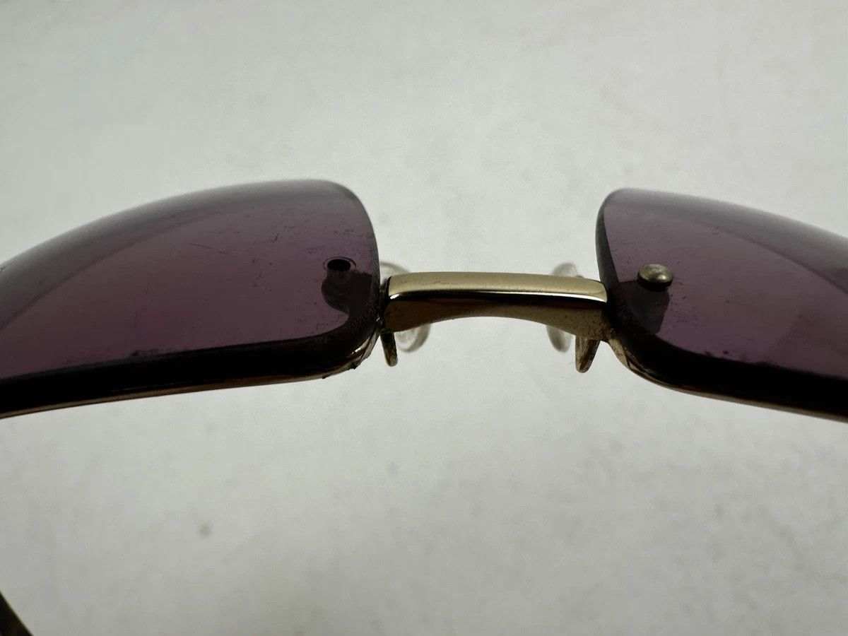 Gucci Gucci Sunglasses GG1797/S Brown Gold Frameless Rimless Size ONE SIZE - 7 Thumbnail