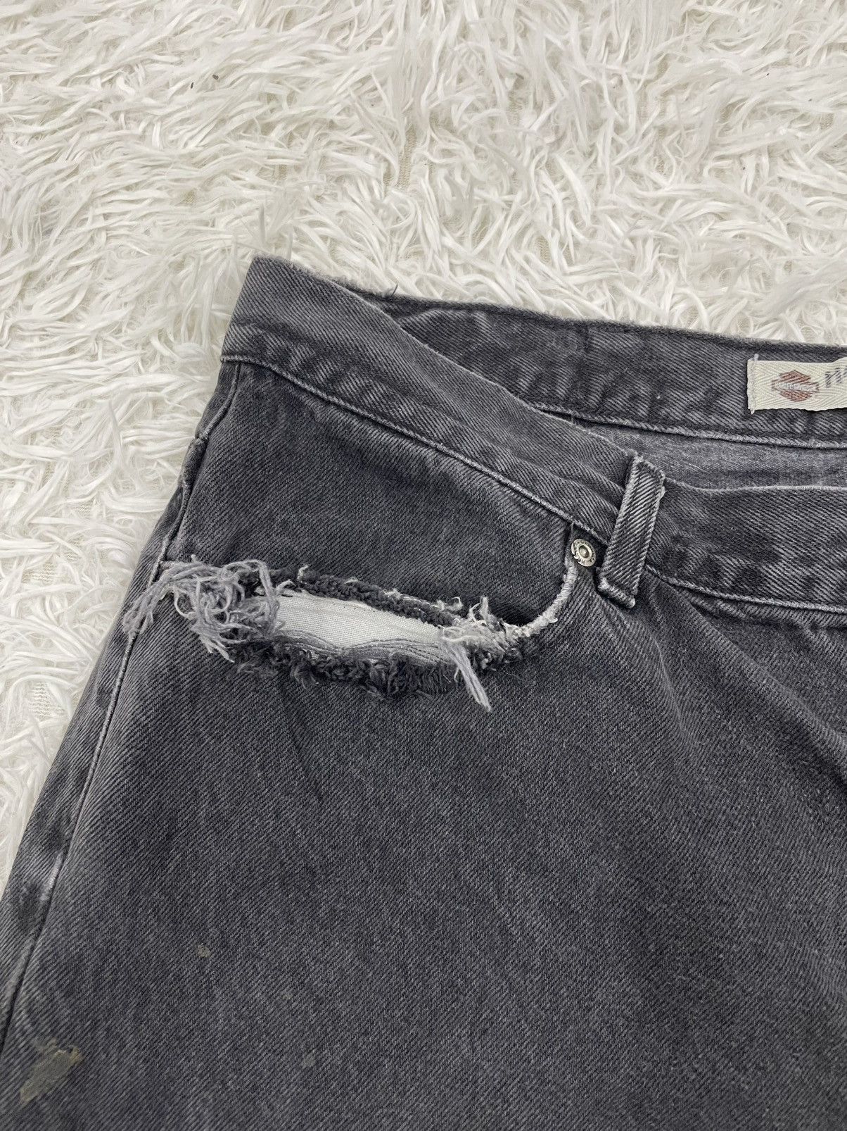 Harley Davidson Harley Davidson Denim Relaxed Leg Pants Size US 37 - 5 Thumbnail