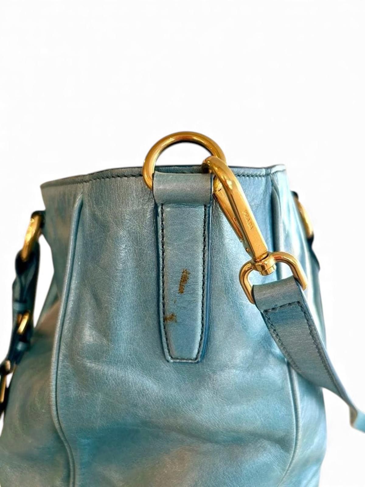 Prada Prada - Leather Tote Bag Size ONE SIZE - 8 Thumbnail