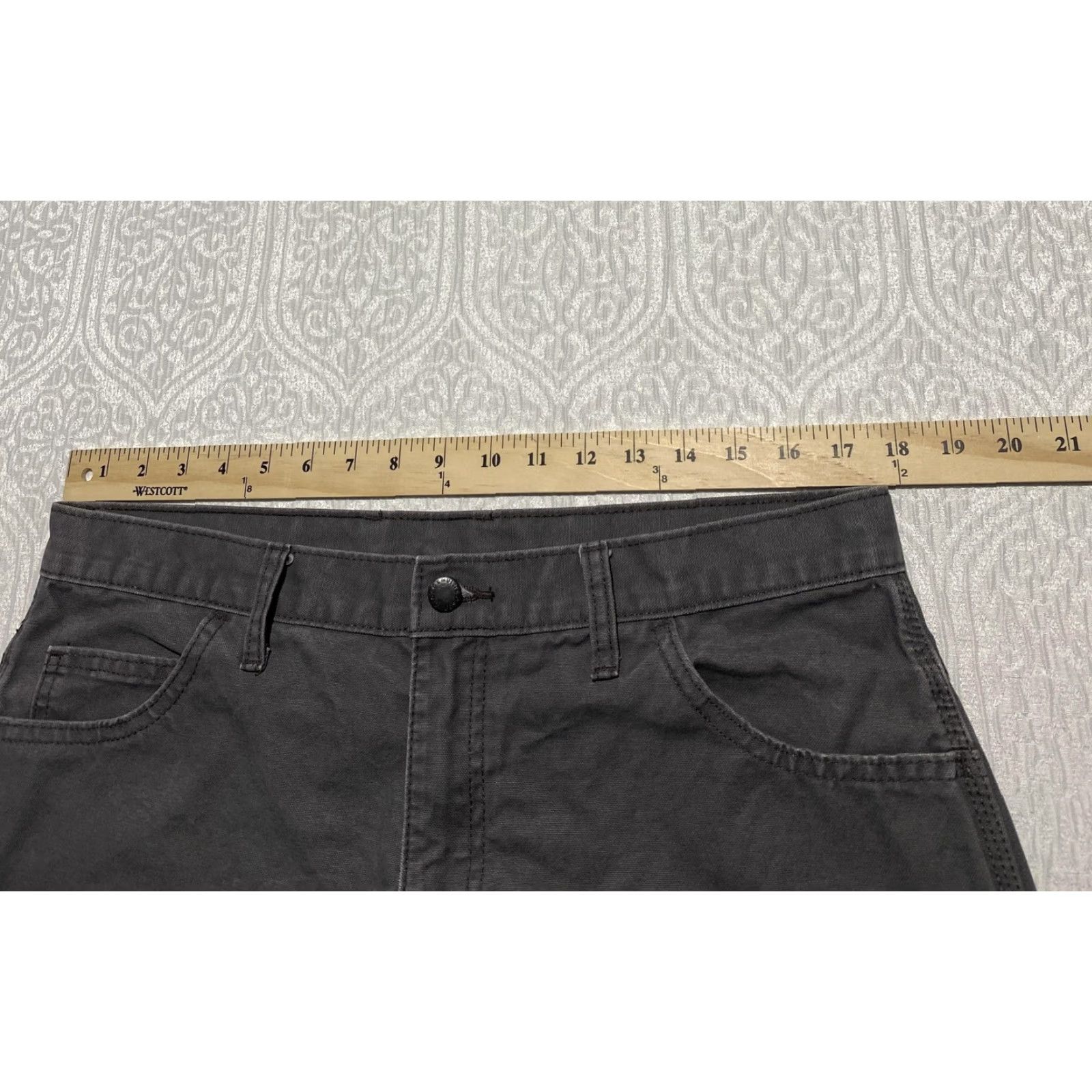 Dickies Dickies Work Pants Mens 34x32 Charcoal Gray Carpenter Utility Cotton Pants Size US 34 / EU 50 - 5 Thumbnail