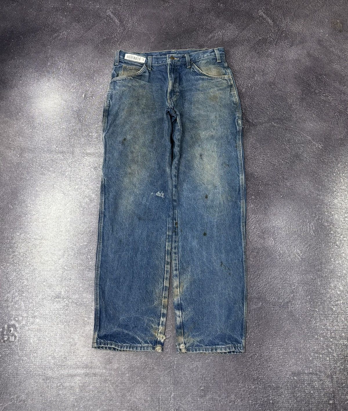 Dickies Vintage Dickies Distressed Denim USA Work Hype Baggy Jeans Size US 32 / EU 48 - 2 Thumbnail