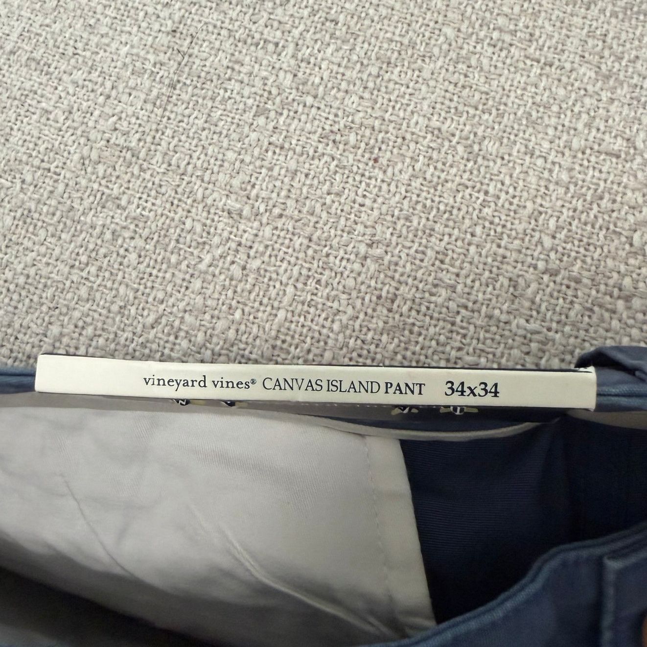 Vineyard Vines Vineyard Vines Blue Canvas Island Pants Sz 34x34 Size US 34 / EU 50 - 3 Thumbnail