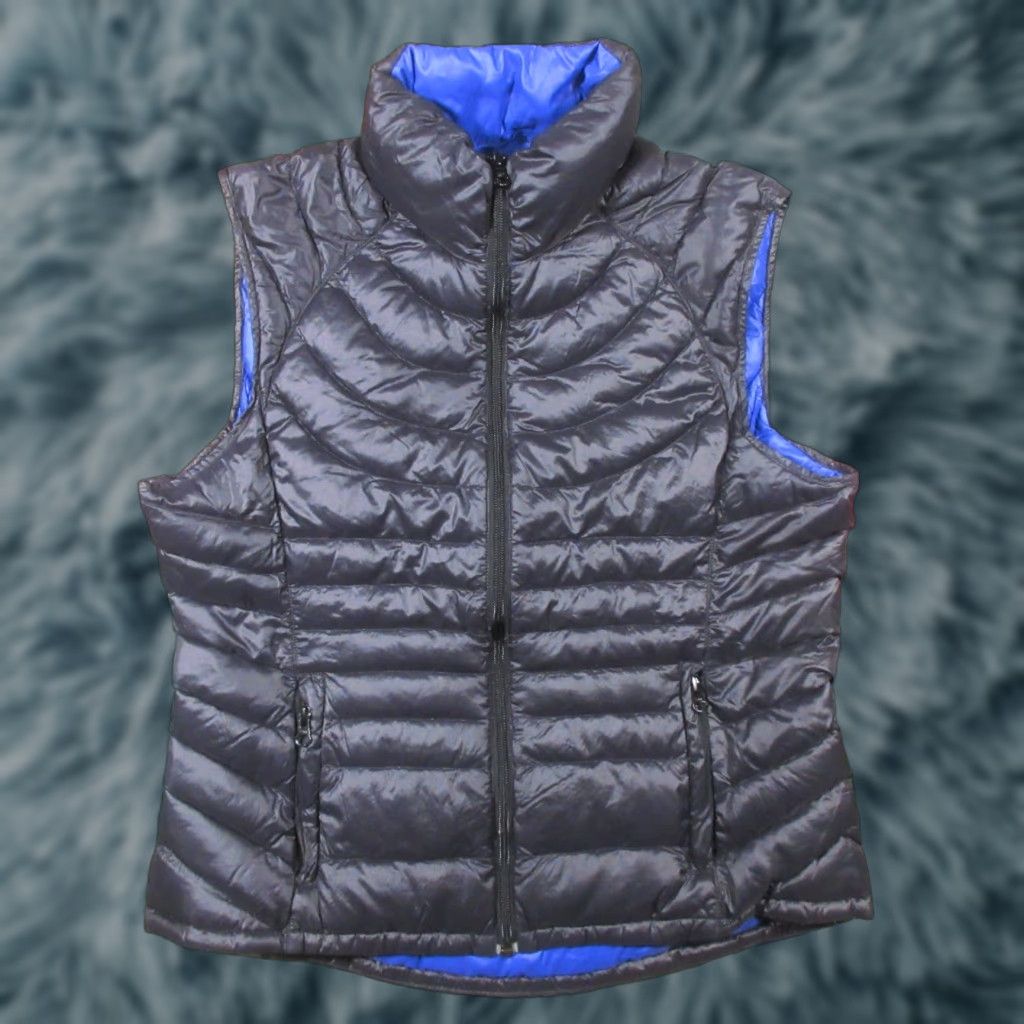 Vintage Bernardo Vest Puffer Jacket Womens M Black Packable Down Mid-Length Sleeveless Solid Size M / US 6-8 / IT 42-44 - 1 Thumbnail