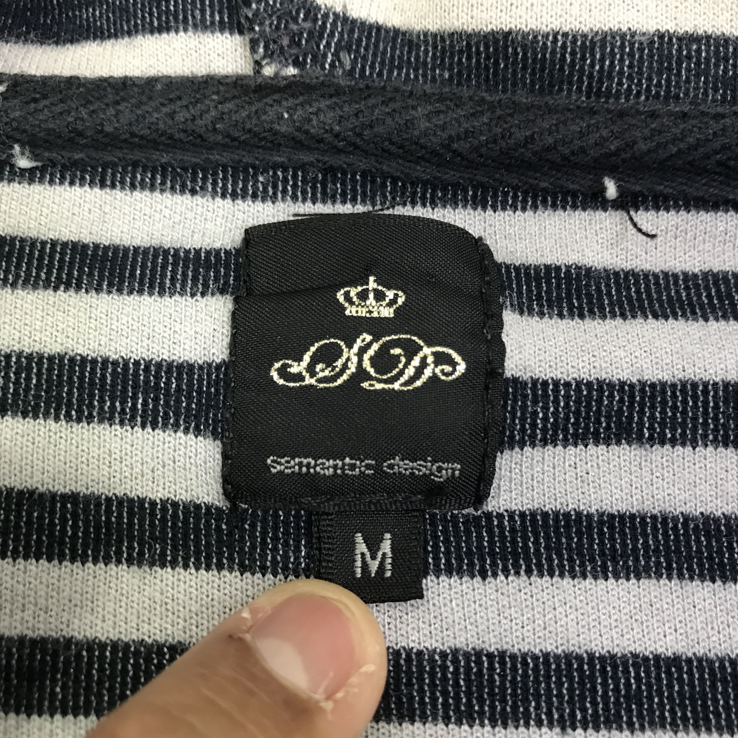 semanticdesign Vintage Semantic Design Hoodie Jacket K97B16 Size US M / EU 48-50 / 2 - 12 Thumbnail