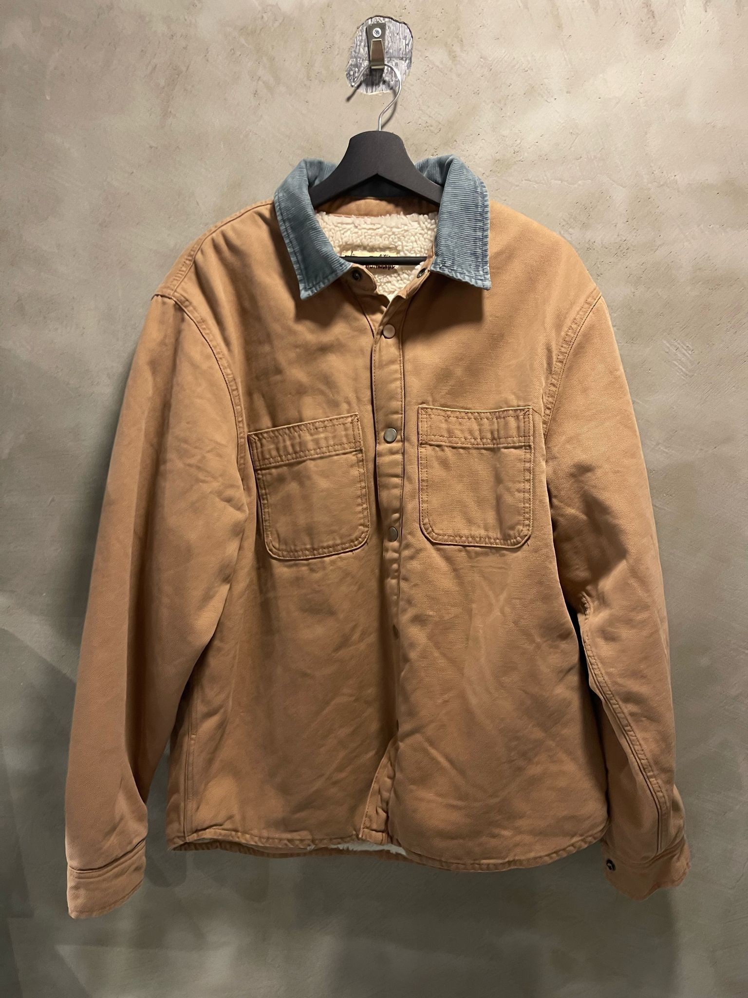 ジャケット・アウター STUSSY Sherpa Lined Work Shirt STUSSY Sherpa Lined Work Shirt