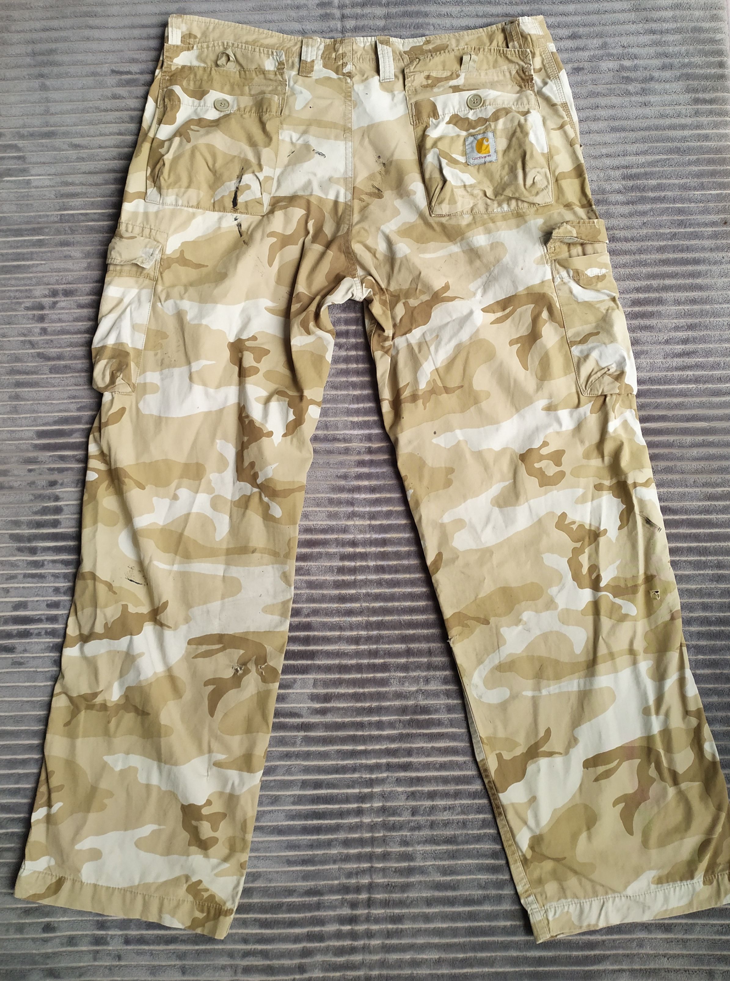 Carhartt × Vintage Carhartt distressed camo cargo pants Size US 38 / EU 54 - 2 Thumbnail