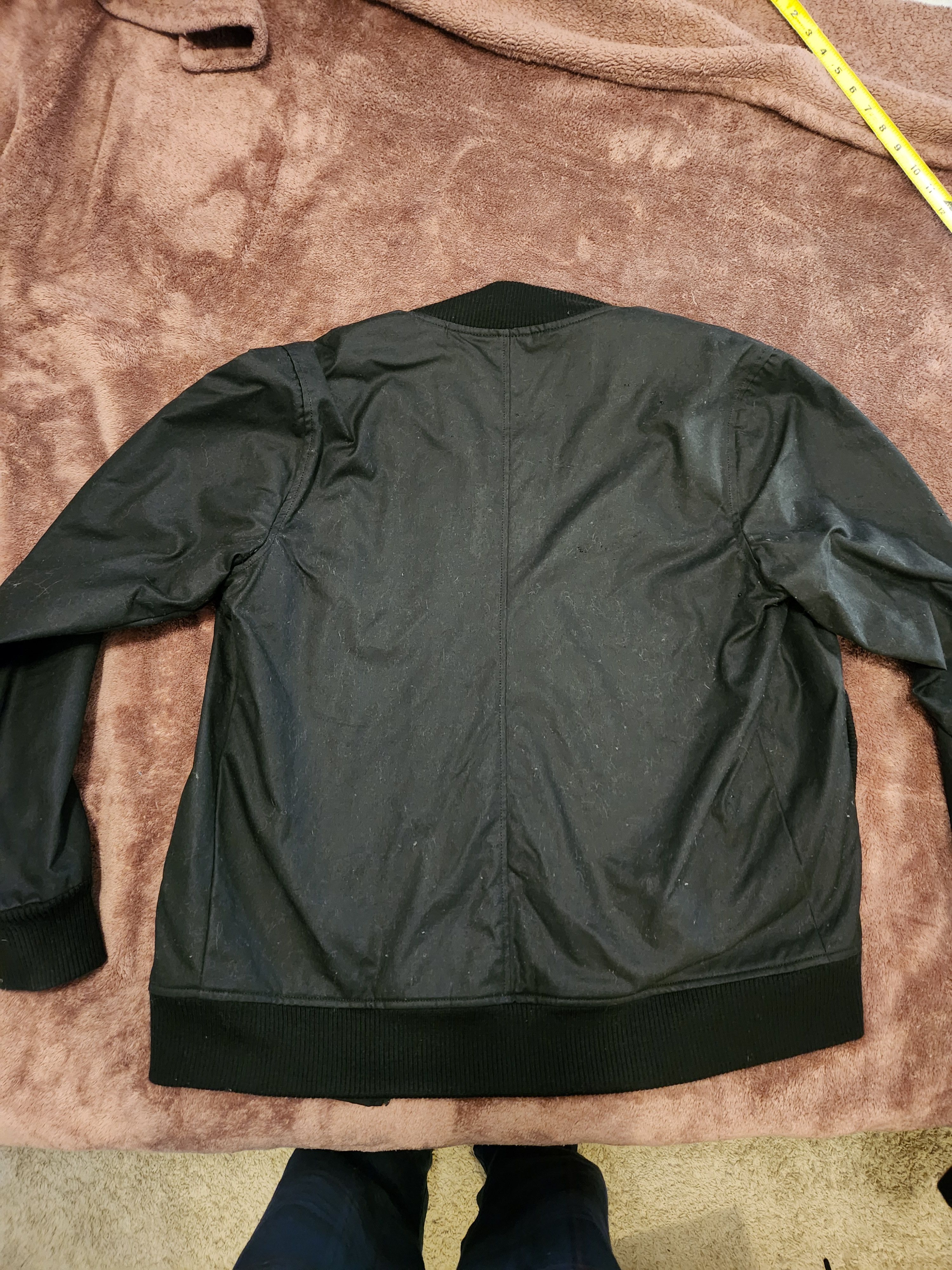 3sixteen 3sixteen black waxed canvas stadium jacket Size US XL / EU 56 / 4 - 3 Thumbnail