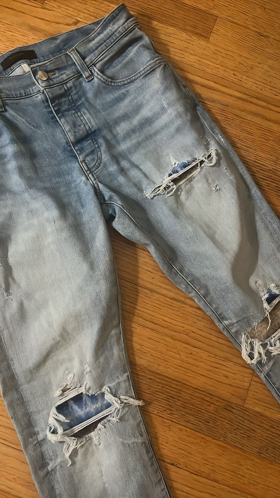 Amiri Amiri mx1 fur patch Size US 32 / EU 48 - 2 Thumbnail