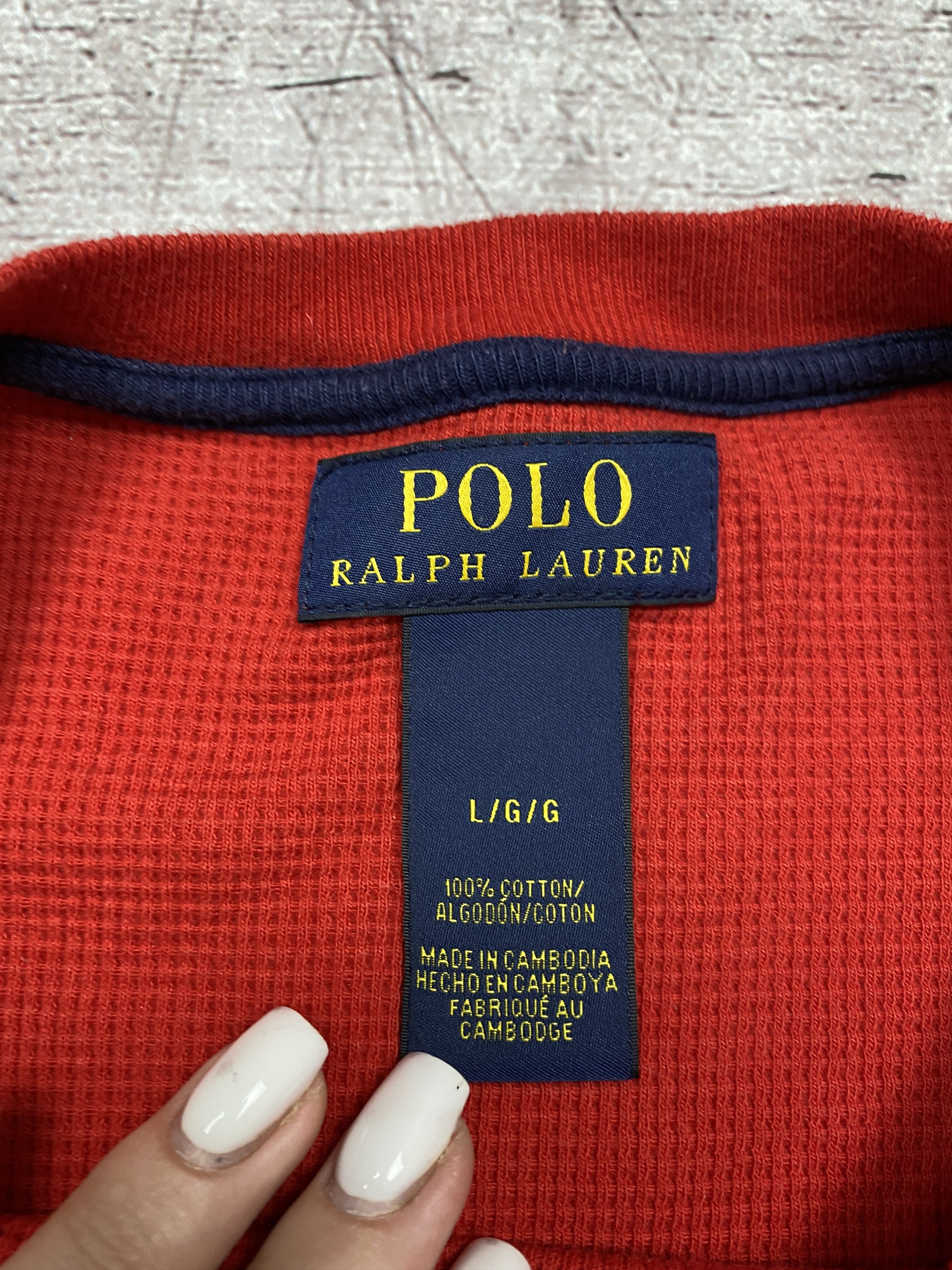 Polo Ralph Lauren Polo Ralph Lauren Vintage Mens Crew Neck Sweater Size US L / EU 52-54 / 3 - 5 Thumbnail