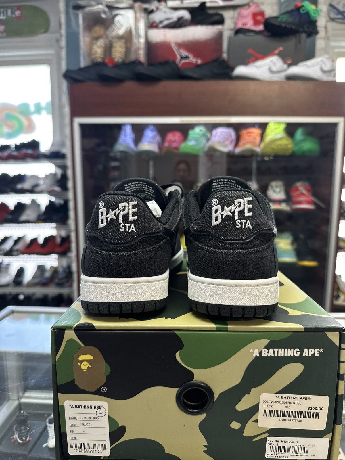 Bape Bape Skatestas ‘Black/White’ Size US 9 / EU 42 - 6 Thumbnail