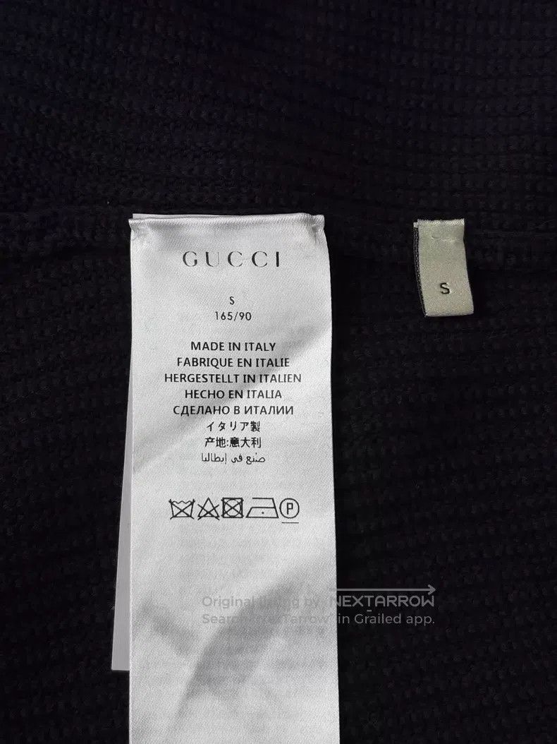 Gucci Gucci Size S Dark blue wool knitted casual wide-leg pants Size 42" / US 20 - 7 Thumbnail