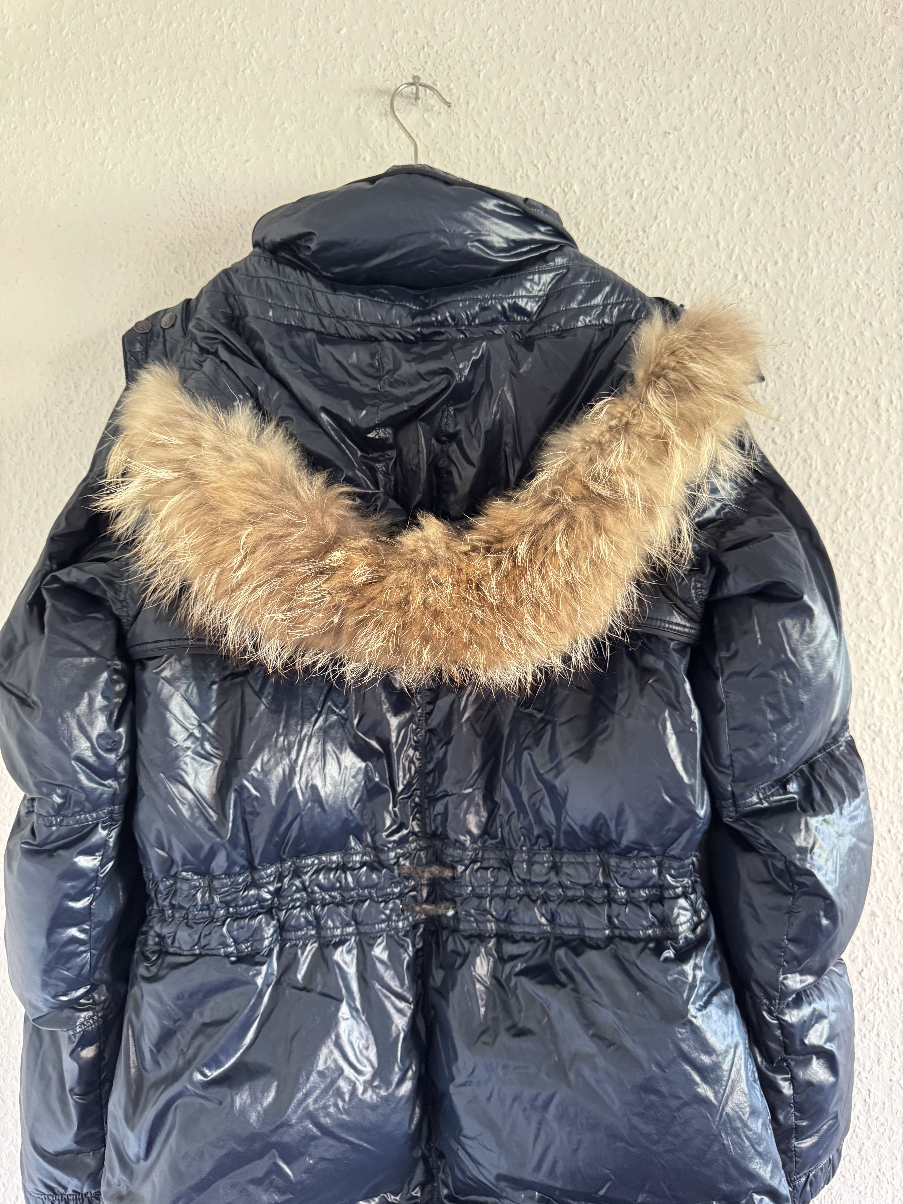 Just Cavalli Glossy Down Fur Trim Puffer Coat Size US M / EU 48-50 / 2 - 6 Thumbnail