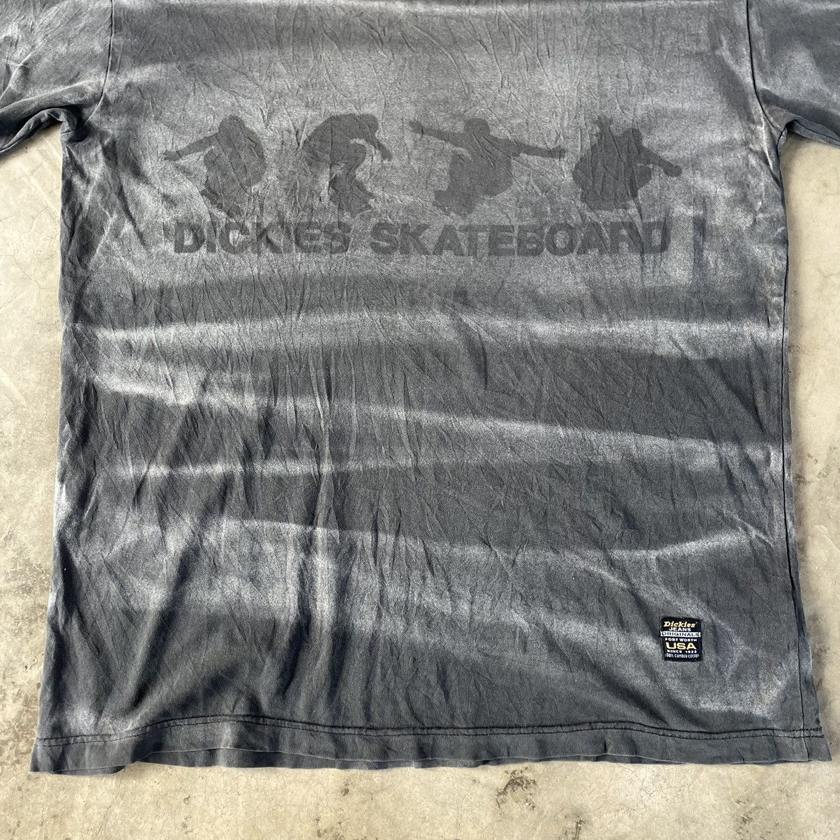 Dickies × Vintage 🔥🔥Vintage Dickies Skateboard Spellout Overprint Skate Tee Size US XL / EU 56 / 4 - 3 Thumbnail