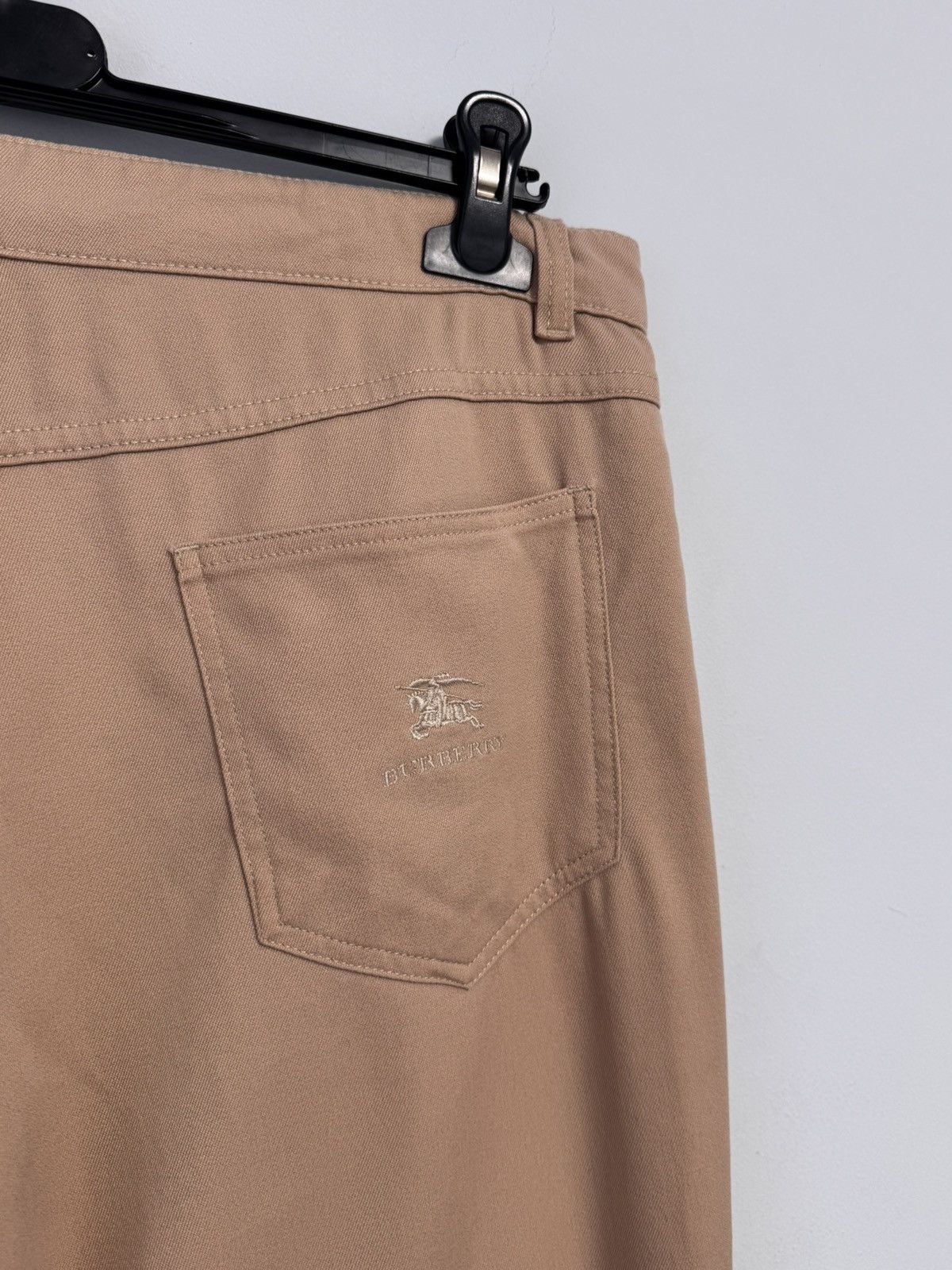 Burberry × Vintage Burberry Vintage Pants Big Logo Style Size 38" / US 16 / IT 52 - 4 Thumbnail