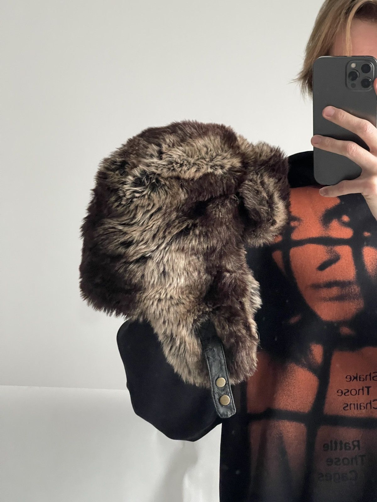 Japanese Brand Vintage fuzzy mohair japanese ushanka hat avant garde Size ONE SIZE - 15 Thumbnail