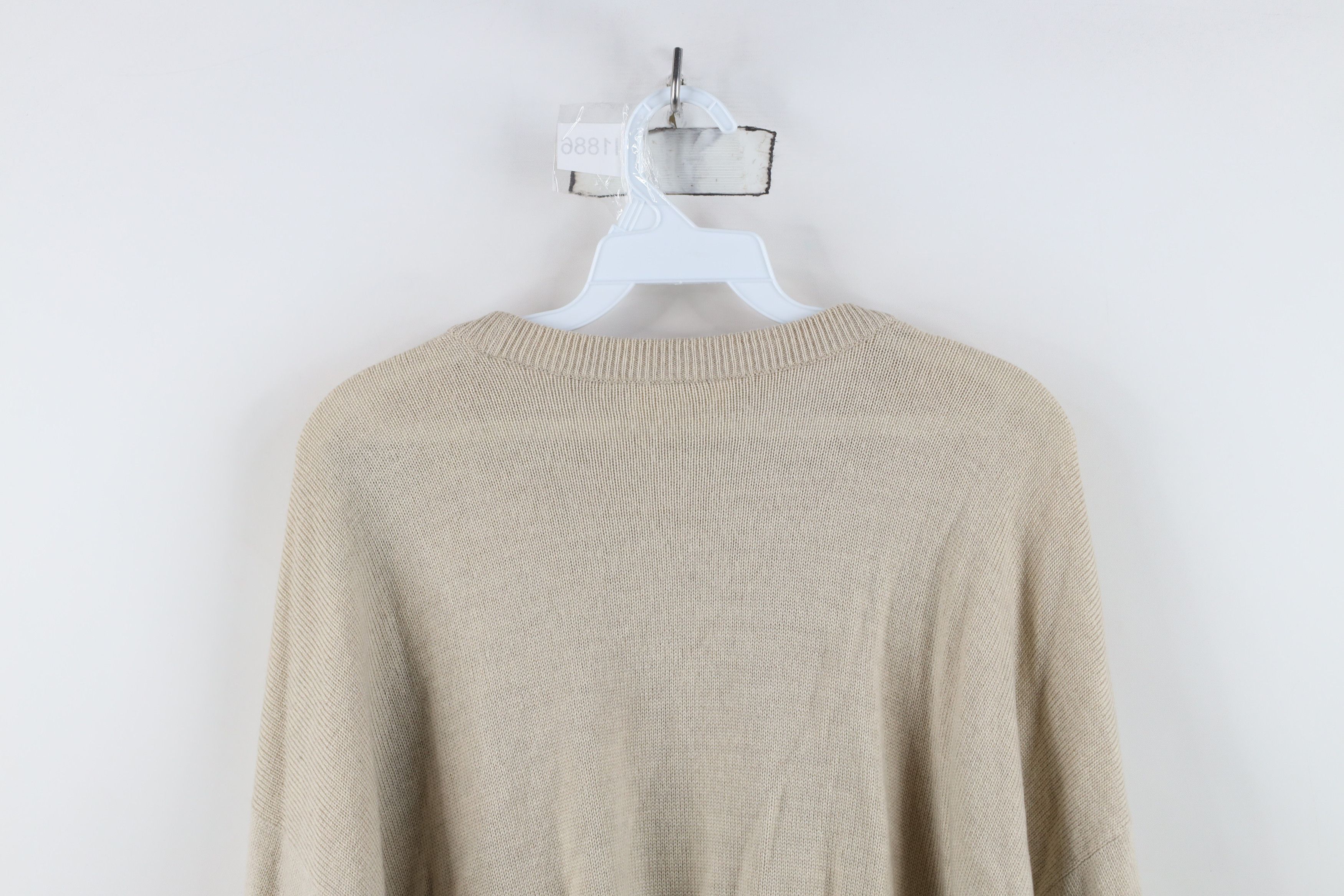 Vintage Vintage 90s Streetwear Argyle Pure New Wool Knit Sweater Size US L / EU 52-54 / 3 - 13 Thumbnail