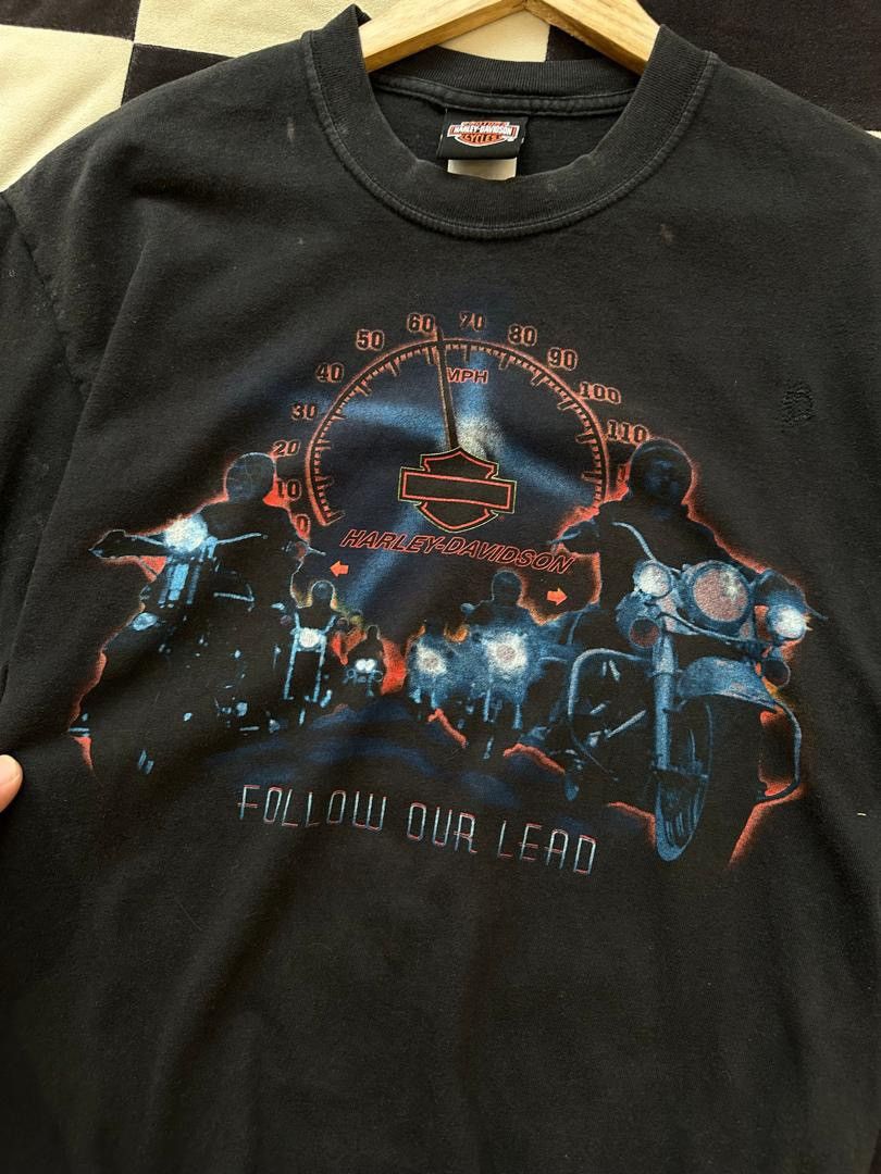 Harley Davidson × Vintage VINTAGE HARLEY DAVIDSON FOLLOW OUR LEAD Size US M / EU 48-50 / 2 - 2 Thumbnail