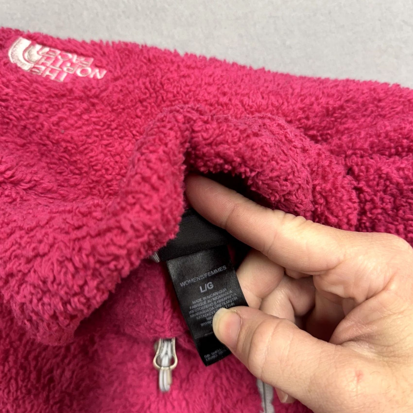 The North Face The North Face Jacket Womens L Pink Full Zip Fleece Sherpa Outdoor Coat Size L / US 10 / IT 46 - 5 Thumbnail