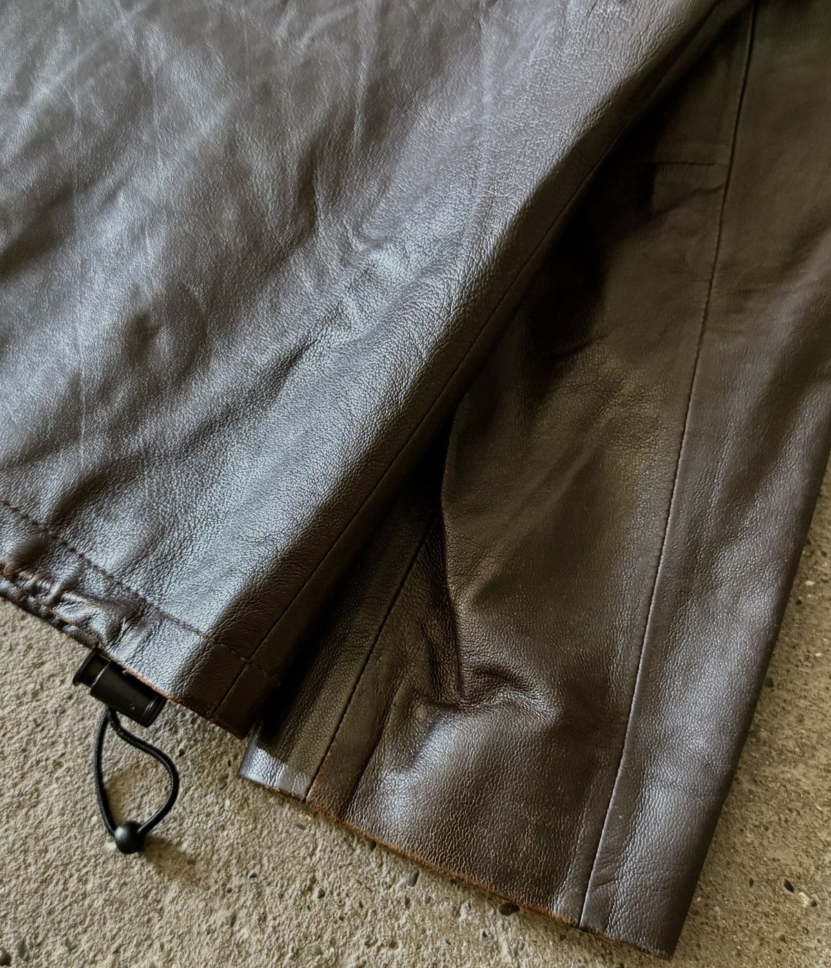 Balenciaga Balenciaga - 1997 -Nicolas Ghesquière -Zip Up Leather Jacket Size US M / EU 48-50 / 2 - 17 Thumbnail
