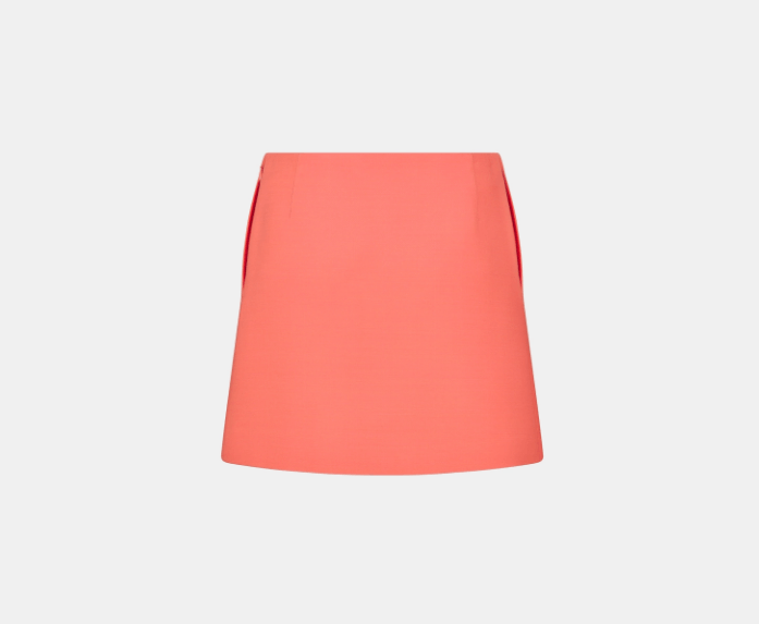 Dior o1w1db10925 441J92 Dioriviera Mini Skirt in Coral Size 26" / US 2 / IT 38 - 2 Thumbnail