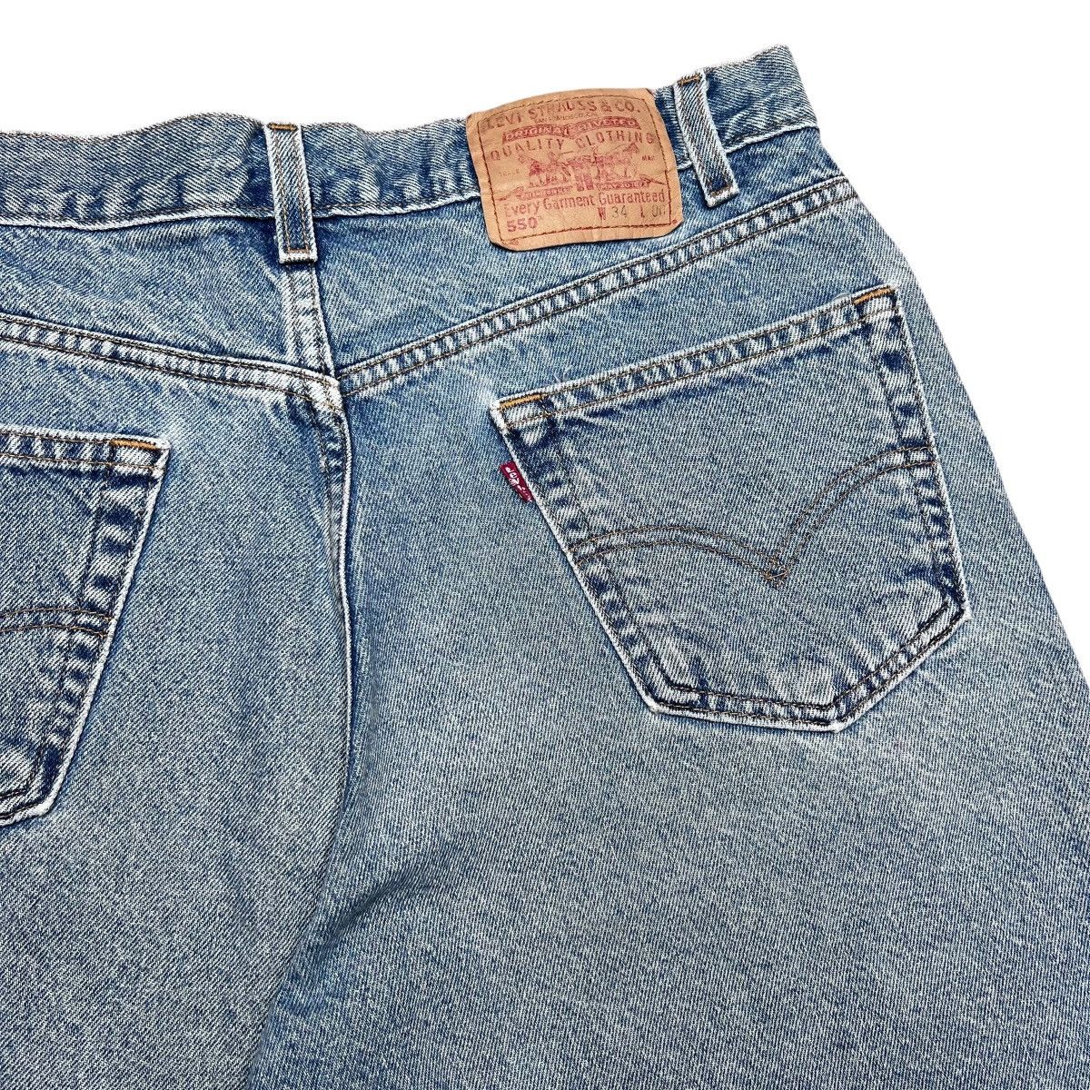 Levi's Vtg 2000s Levi’s 550 Denim Made In Guatemala Zip Up Shorts Size US 32 / EU 48 - 10 Thumbnail