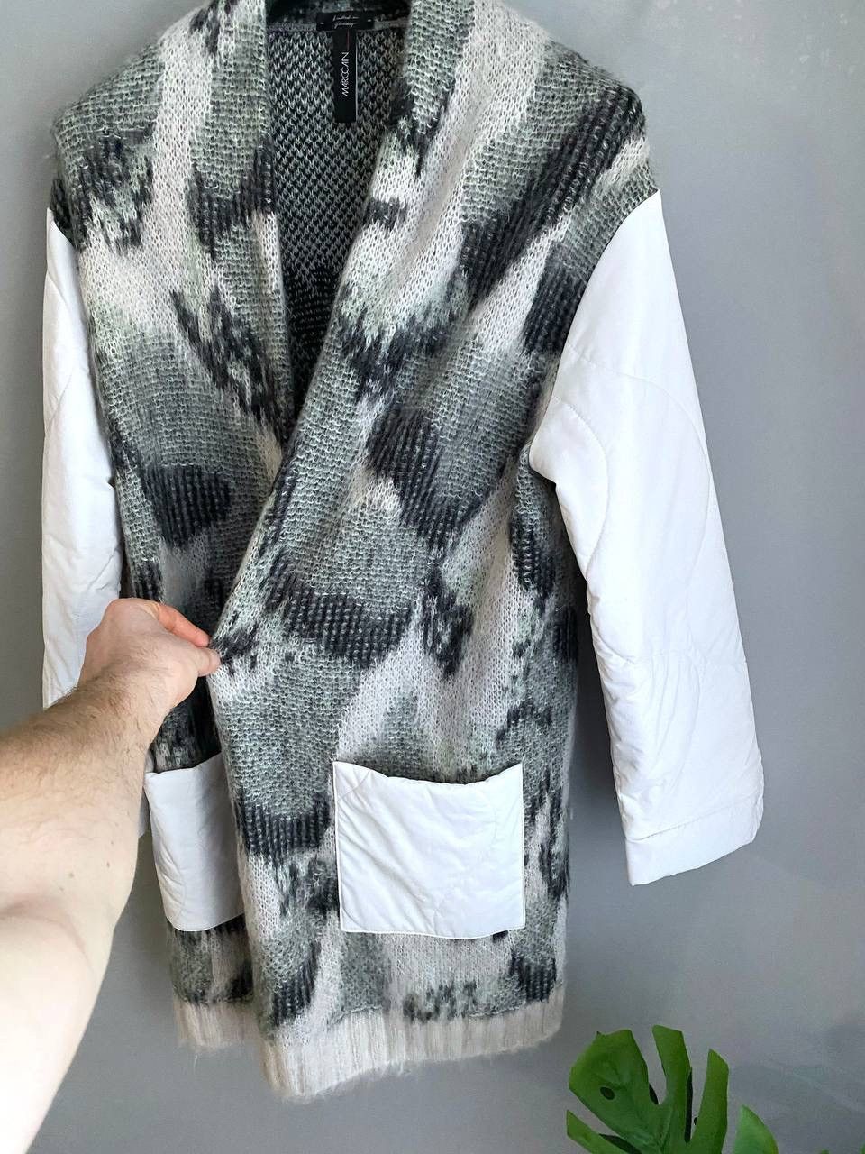 Other Marc Cain Mohair/Alpaca Wool Long Open Knit Cardigan, 3/M/L Size M / US 6-8 / IT 42-44 - 8 Thumbnail