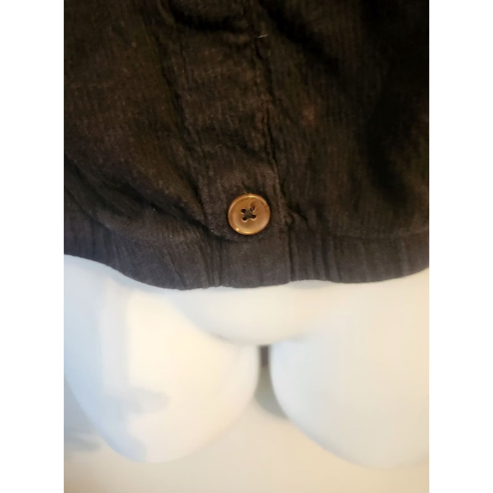 Vintage Lane Bryant Black Gauzy Elastic Hem Sleeveless Top Blouse 14/16 Women Plus Size Casual Party/Cocktail Size XL / US 12-14 / IT 48-50 - 4 Thumbnail