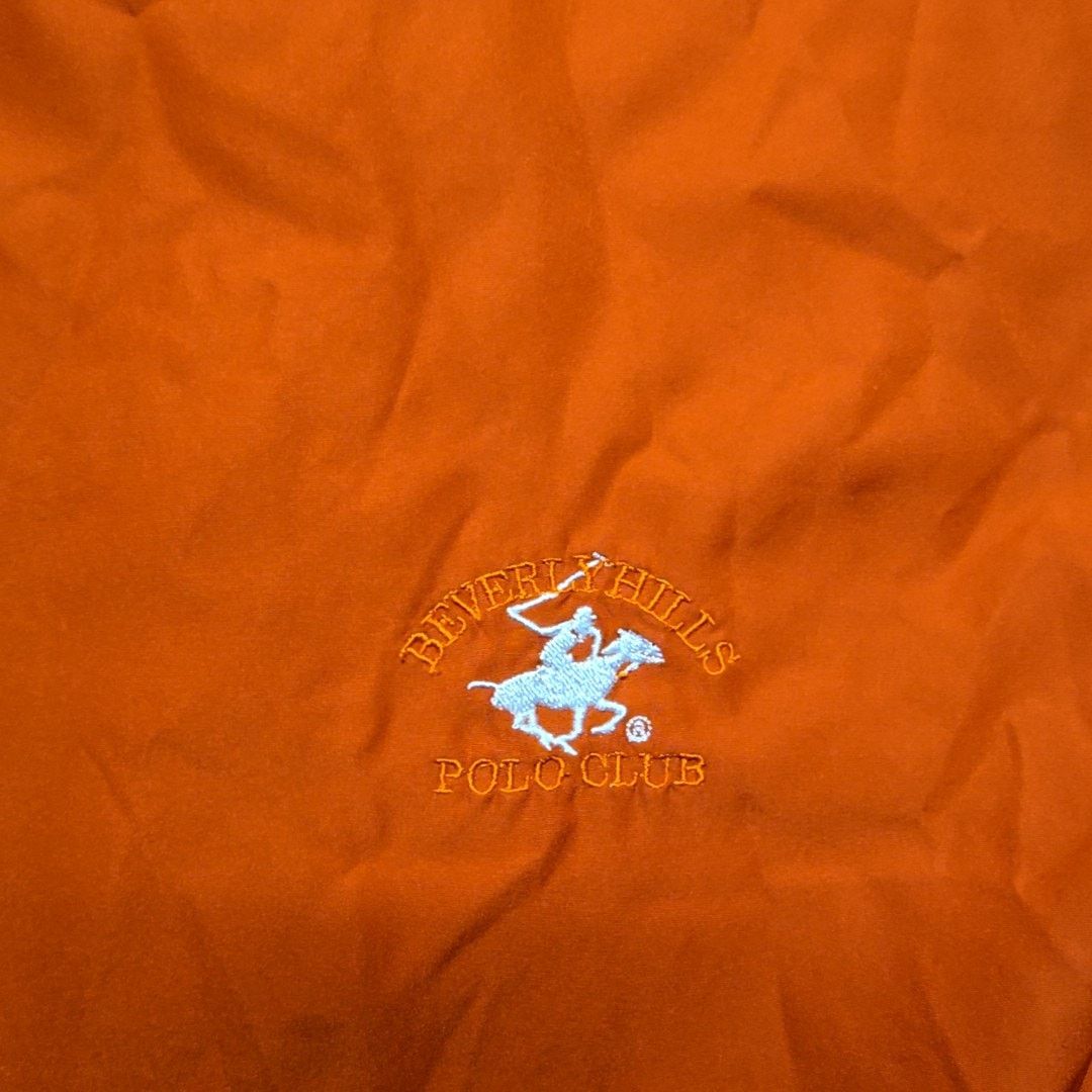 Beverly Hills Polo Club Beverly Hills Polo Club Men's Orange Windbreaker M Jacket Size US M / EU 48-50 / 2 - 2 Thumbnail