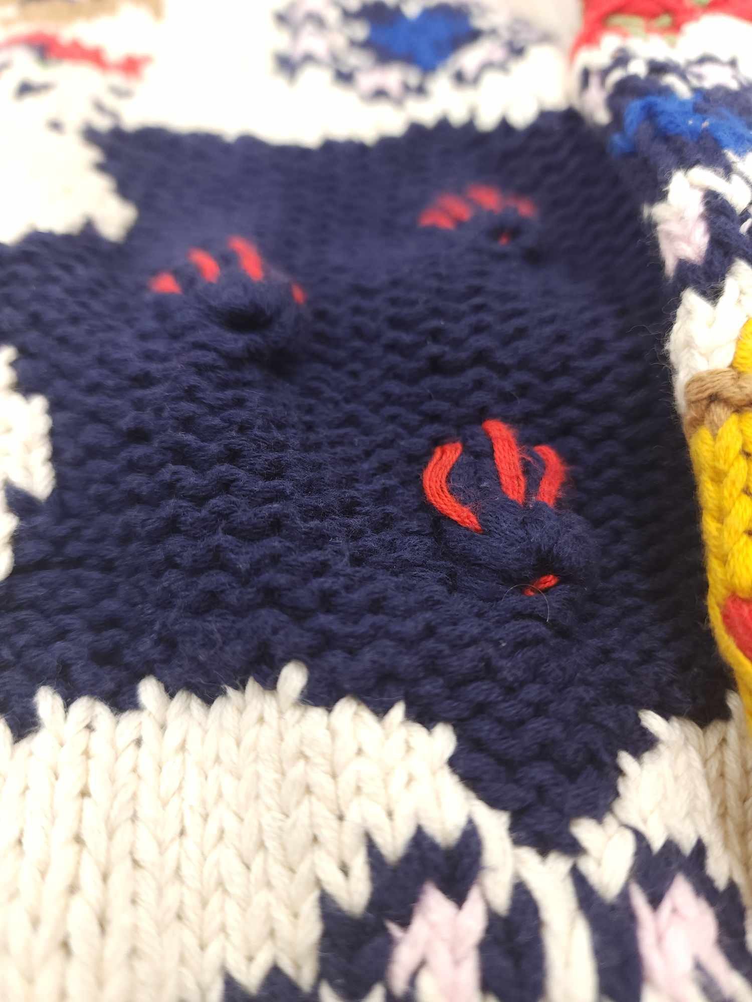 Other Vintage Fox Hound Knit Sweater – Heavy Cotton, Size 5 (XL) Size US XL / EU 56 / 4 - 11 Thumbnail