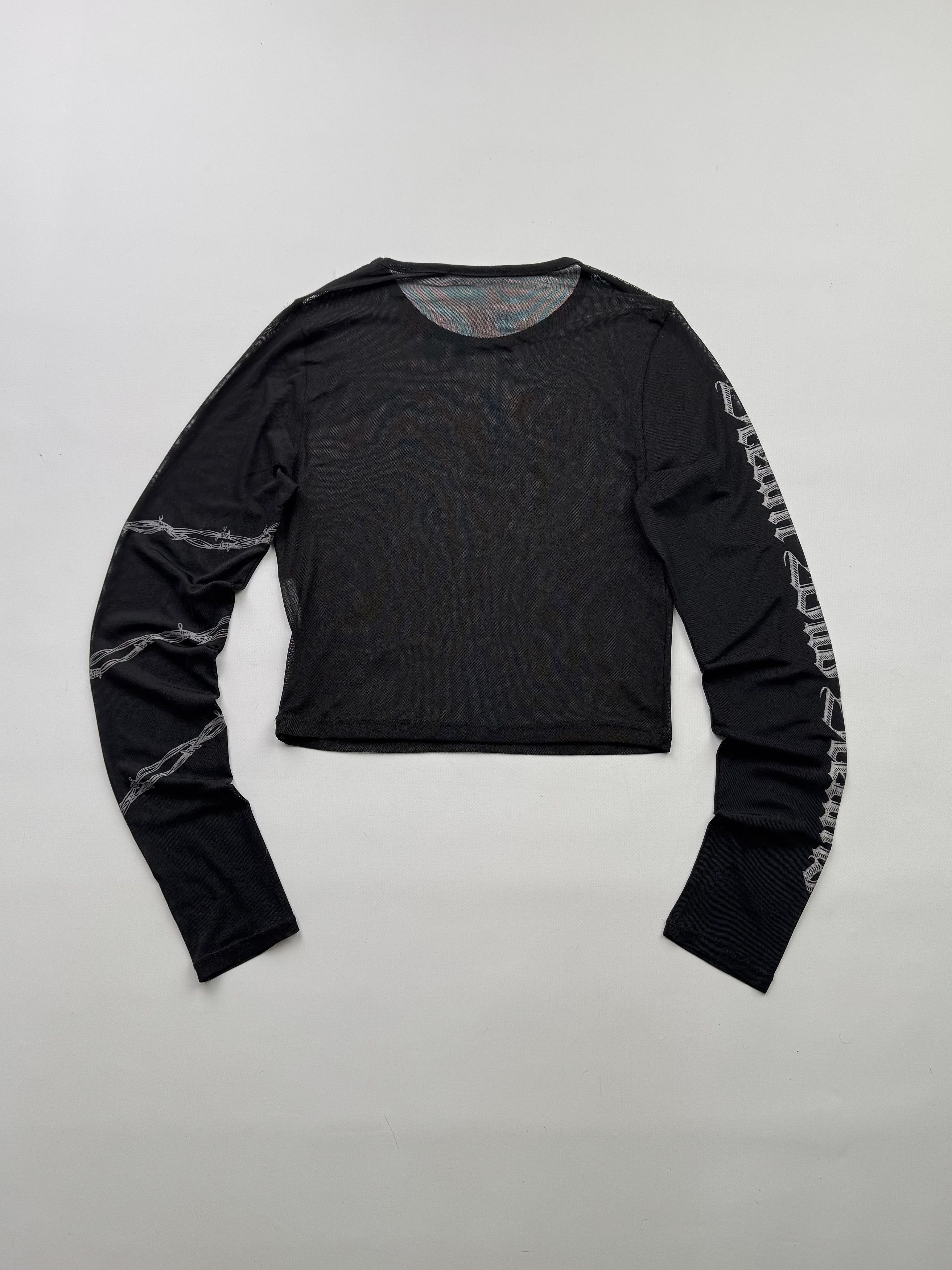 Hysteric Glamour Vintage Cropped Mesh Long Sleeve B760(V489)E2 Size XS / US 0-2 / IT 36-38 - 5 Thumbnail