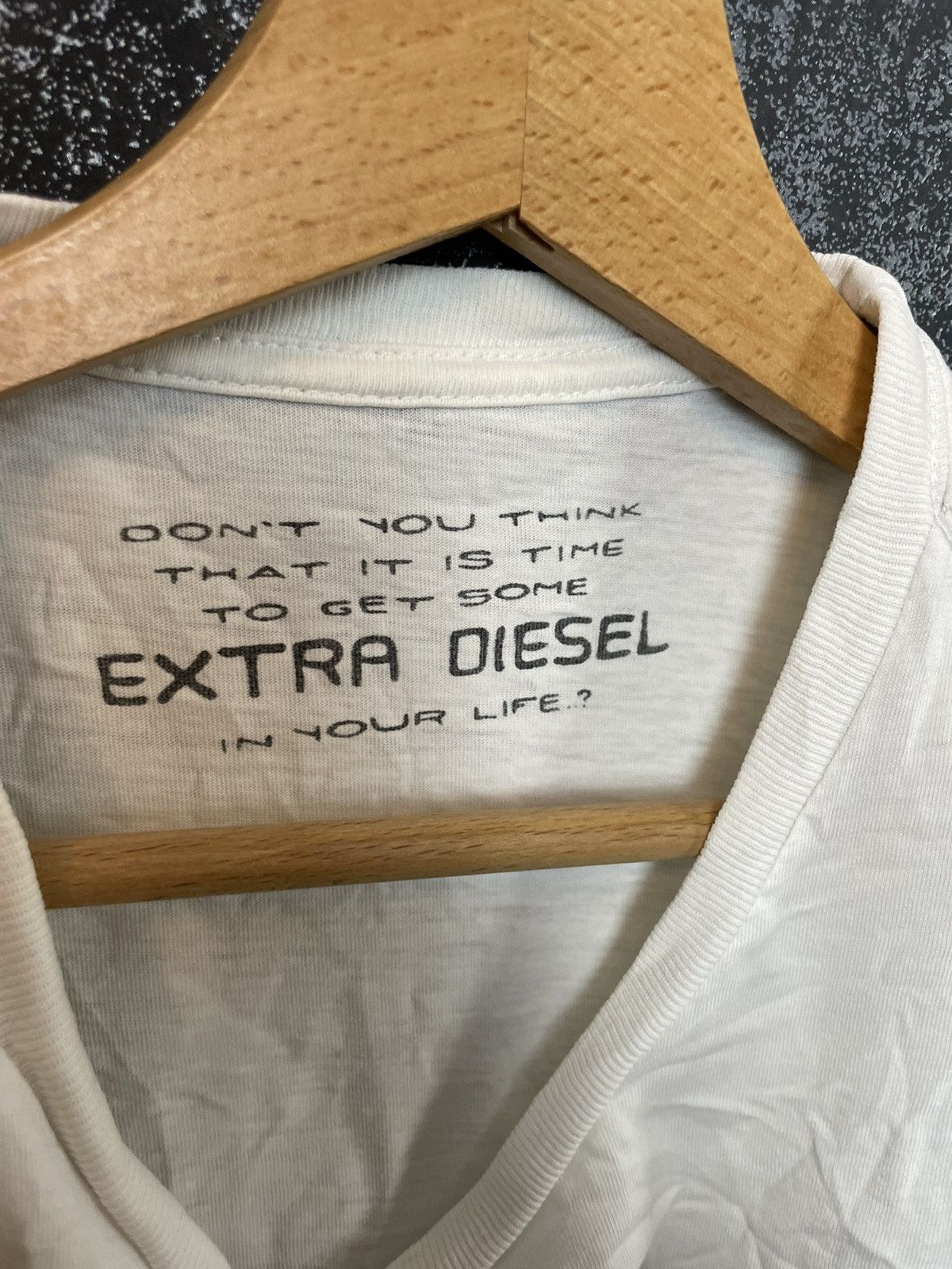 Diesel Diesel Die For Success T-Shirt Short Sleeve Men Size L White Size US L / EU 52-54 / 3 - 4 Thumbnail