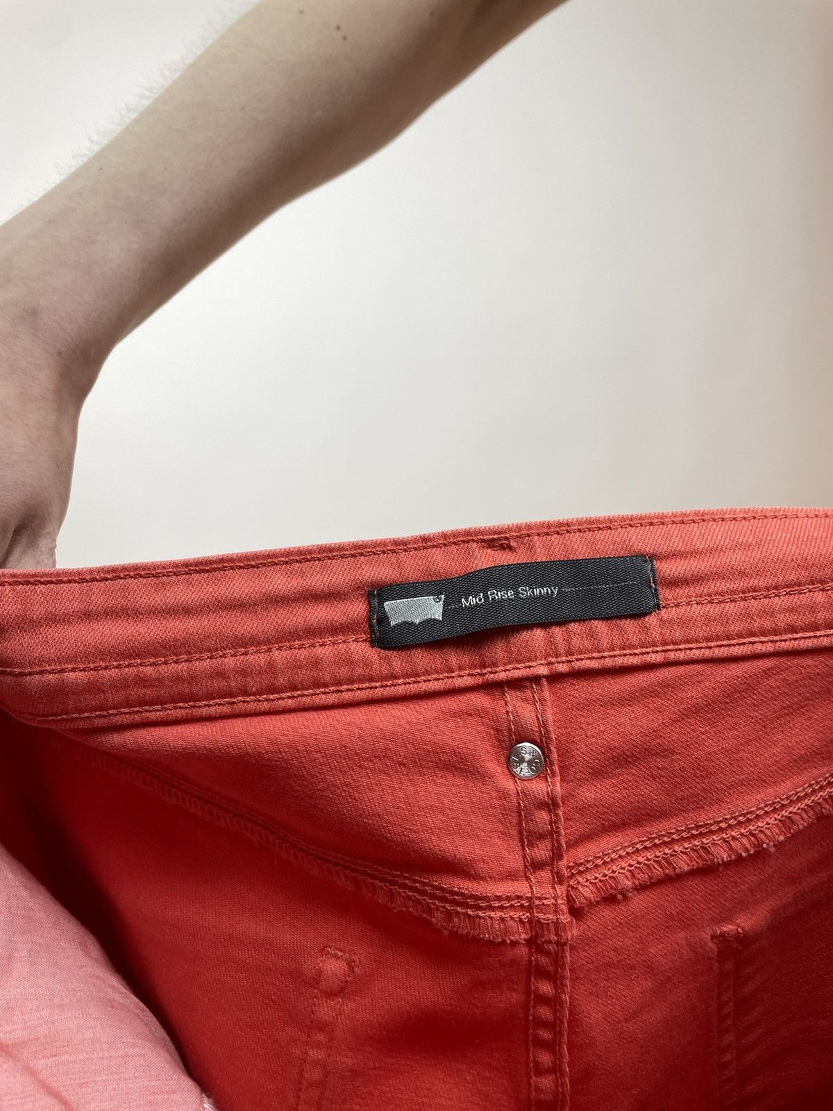 Other Levis Mid Rise Skinny Pink jeans size W31 Size 31" - 8 Thumbnail