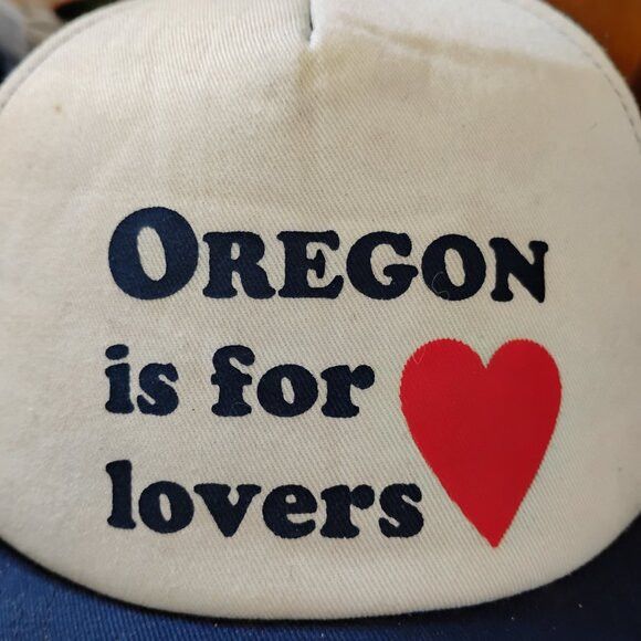 Other Vintage Oregon Is For Lovers Snap Trucker Hat Cap Size ONE SIZE - 2 Thumbnail