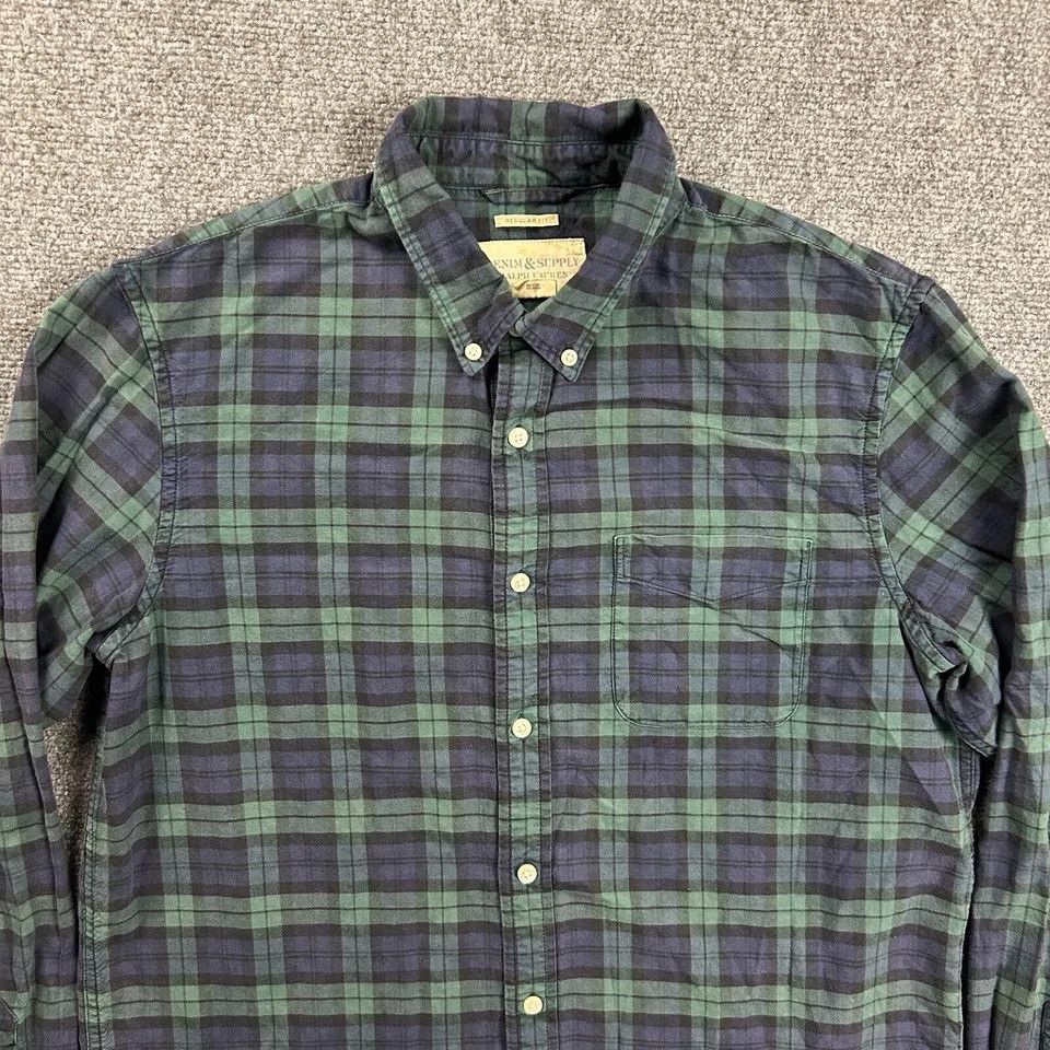 Denim & Supply Ralph Lauren Denim & Supply Ralph Lauren Shirt Mens Large Blackwatch Size US L / EU 52-54 / 3 - 2 Thumbnail