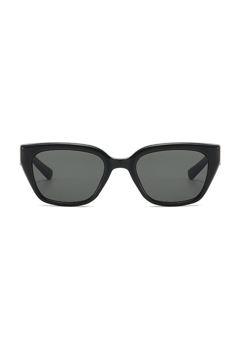 Other Black Round Frame Grey Lens Polarized Sunglasses Size ONE SIZE - 2 Thumbnail