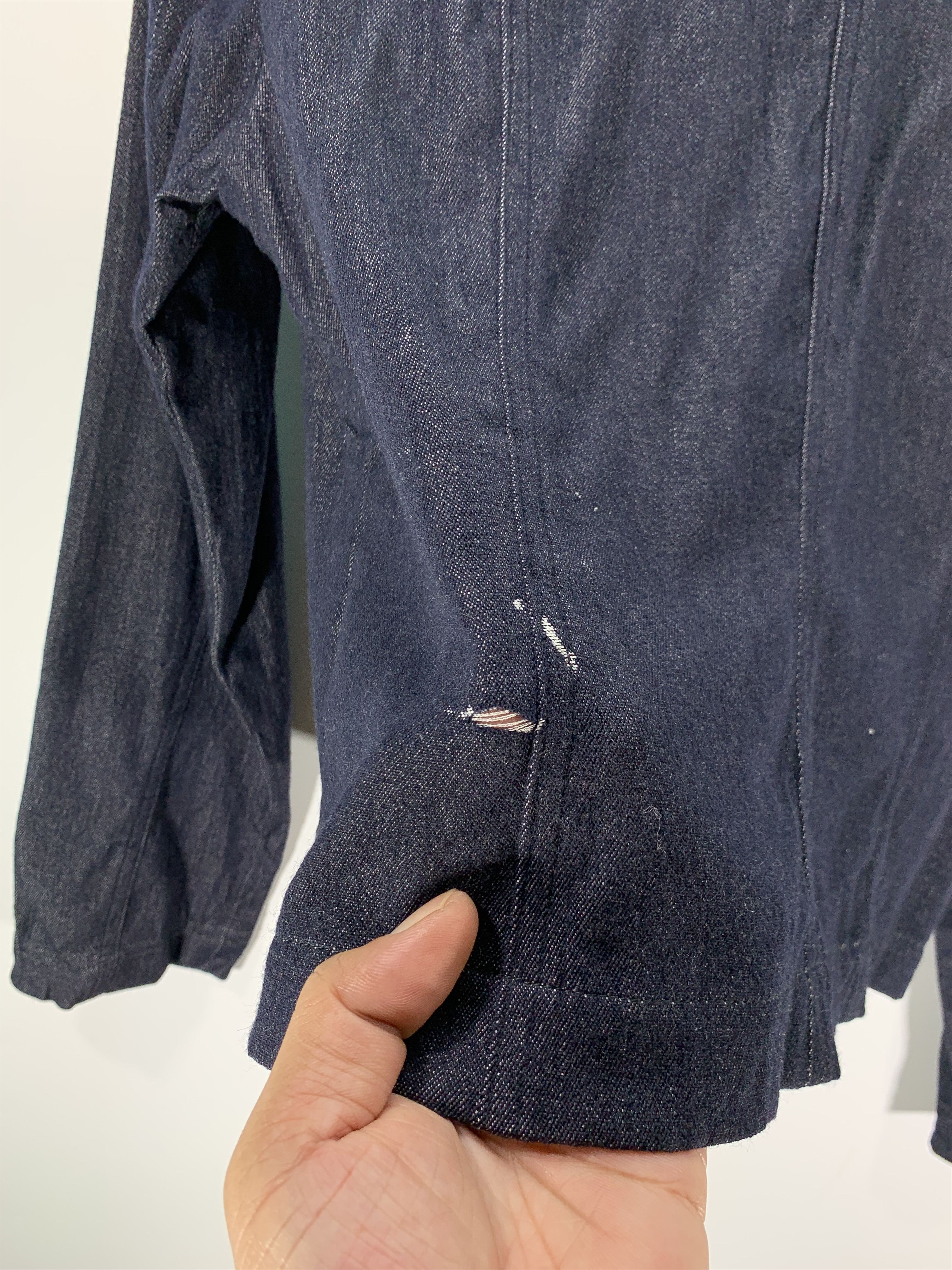 Japanese Brand × Vintage Vintage soft denim jacket stretch Size US S / EU 44-46 / 1 - 6 Thumbnail