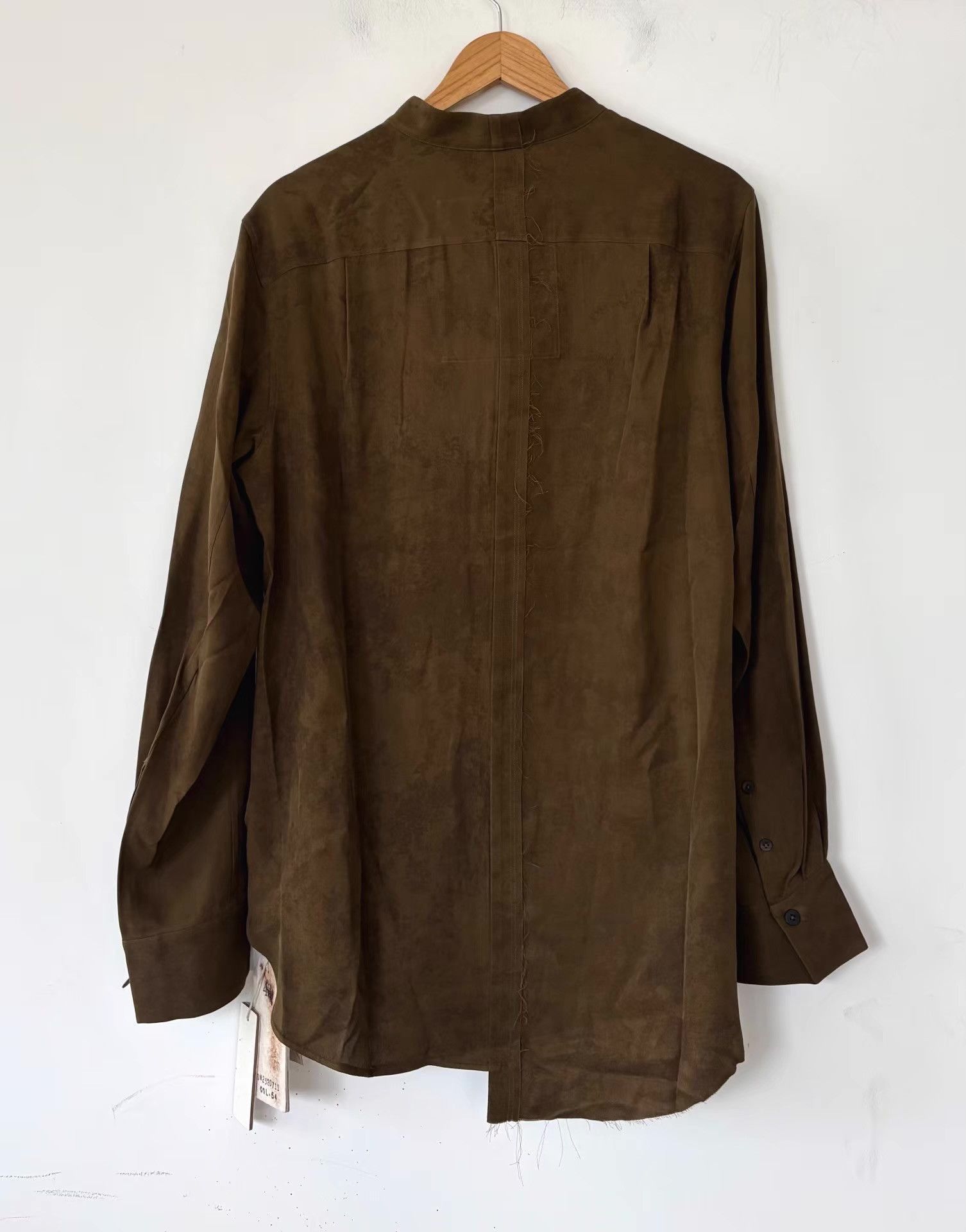 Ziggy Chen Brown Long Sleeve Button-Up Shirt Size US M / EU 48-50 / 2 - 2 Thumbnail